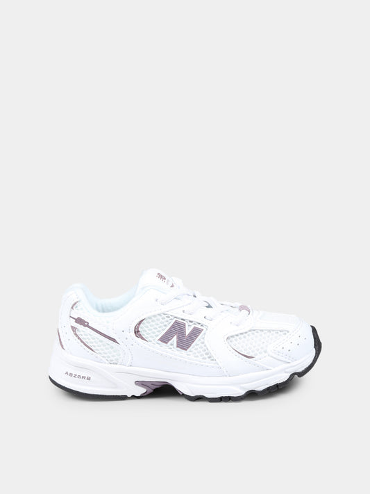 Sneakers 530 bianche per bambina