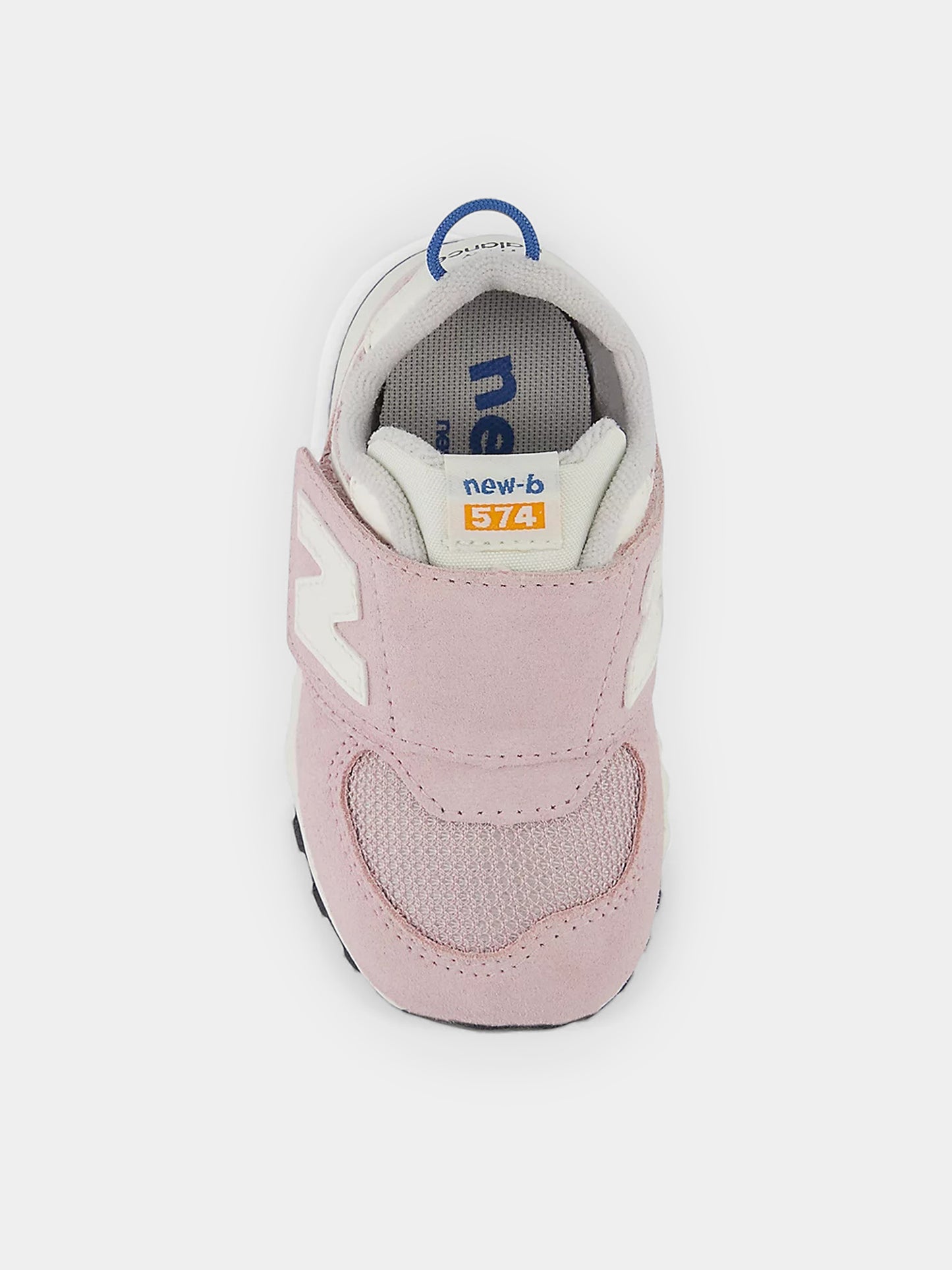 Sneakers 574 rosa per bambina con logo