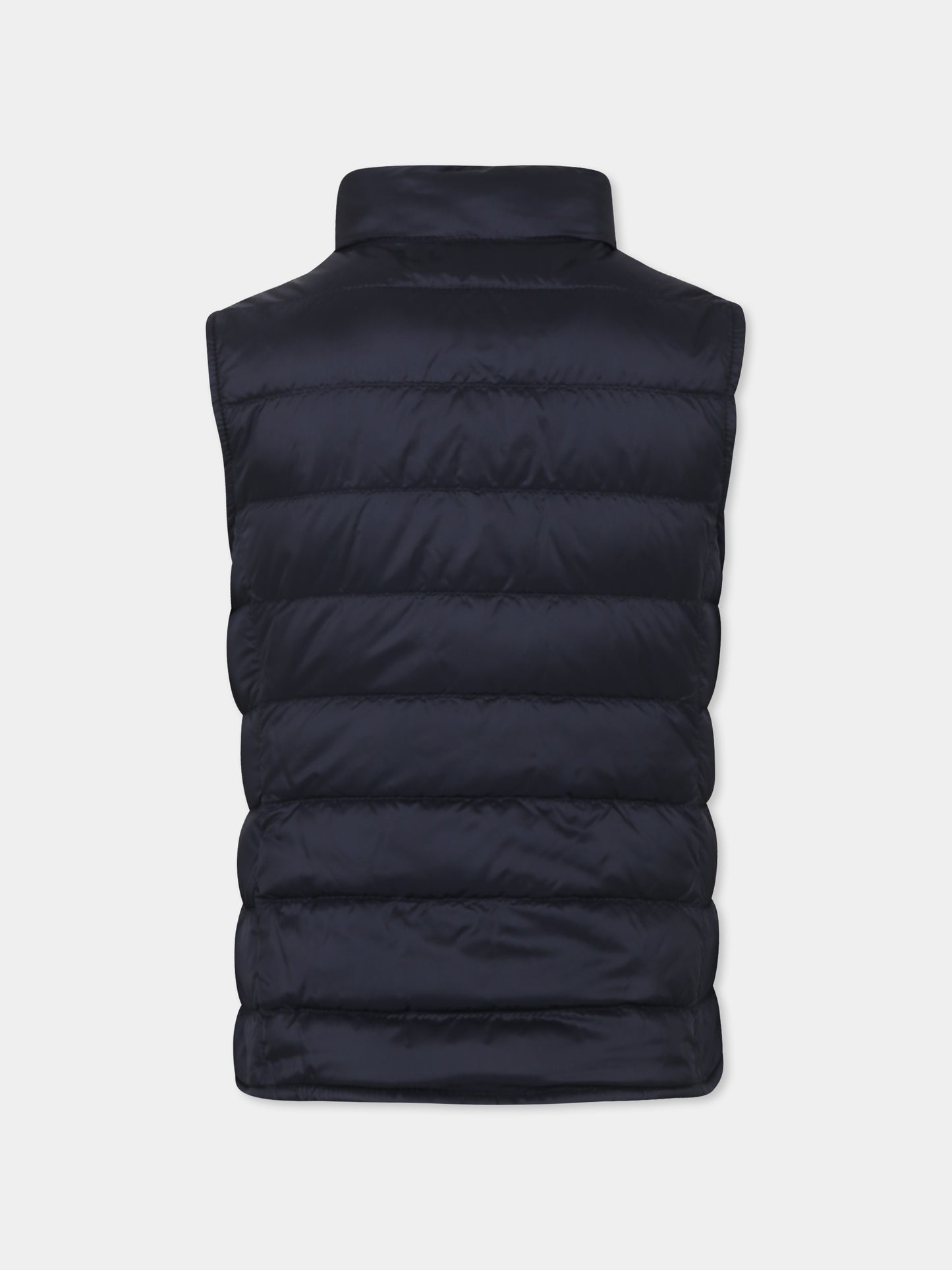 Gilet Liane blu per bambina con logo,Moncler Kids,K1954 1A00026 597YF 778