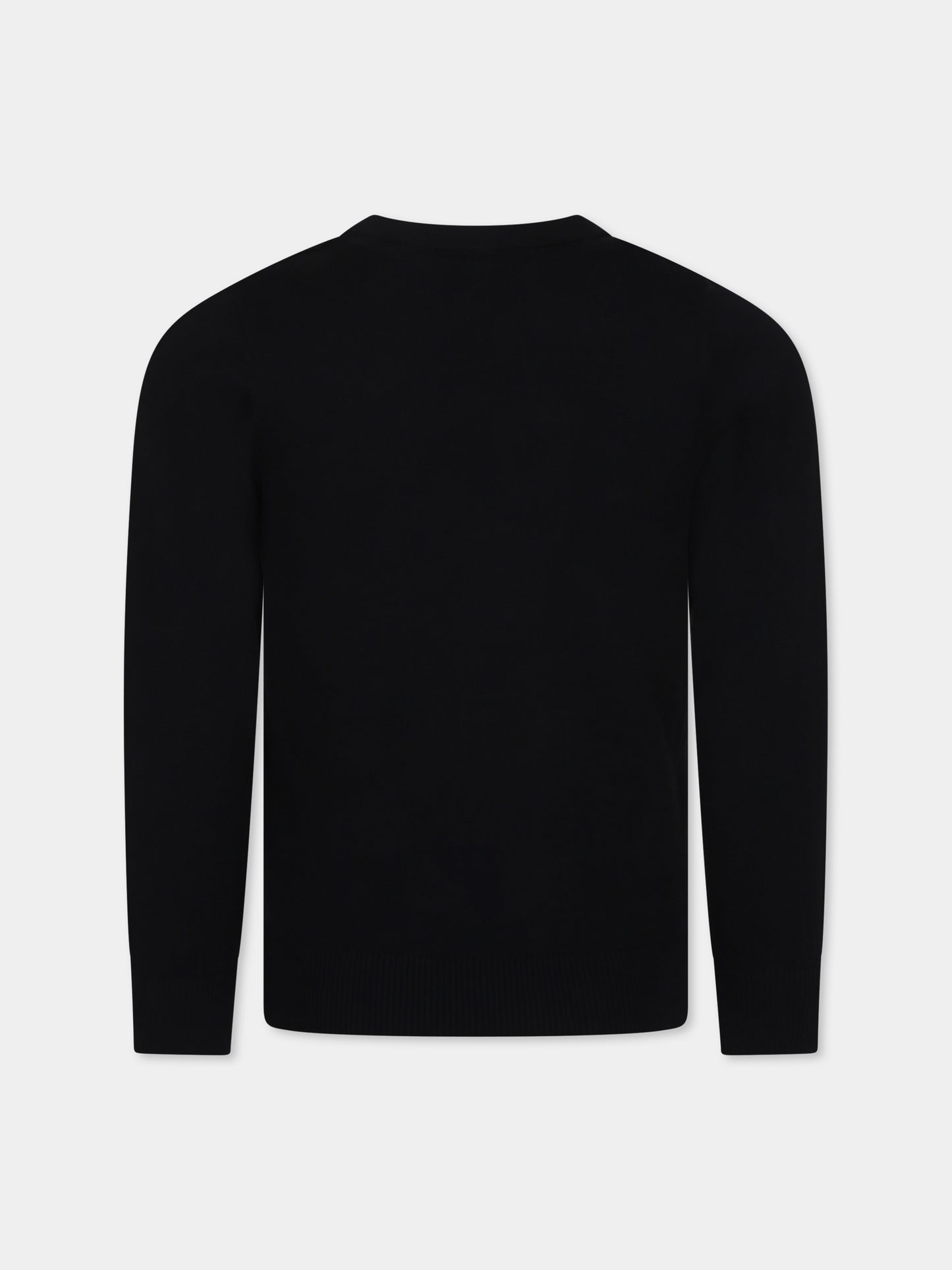 Maglione nero per bambino con logo,Diesel,J02277 KRLAXU K900