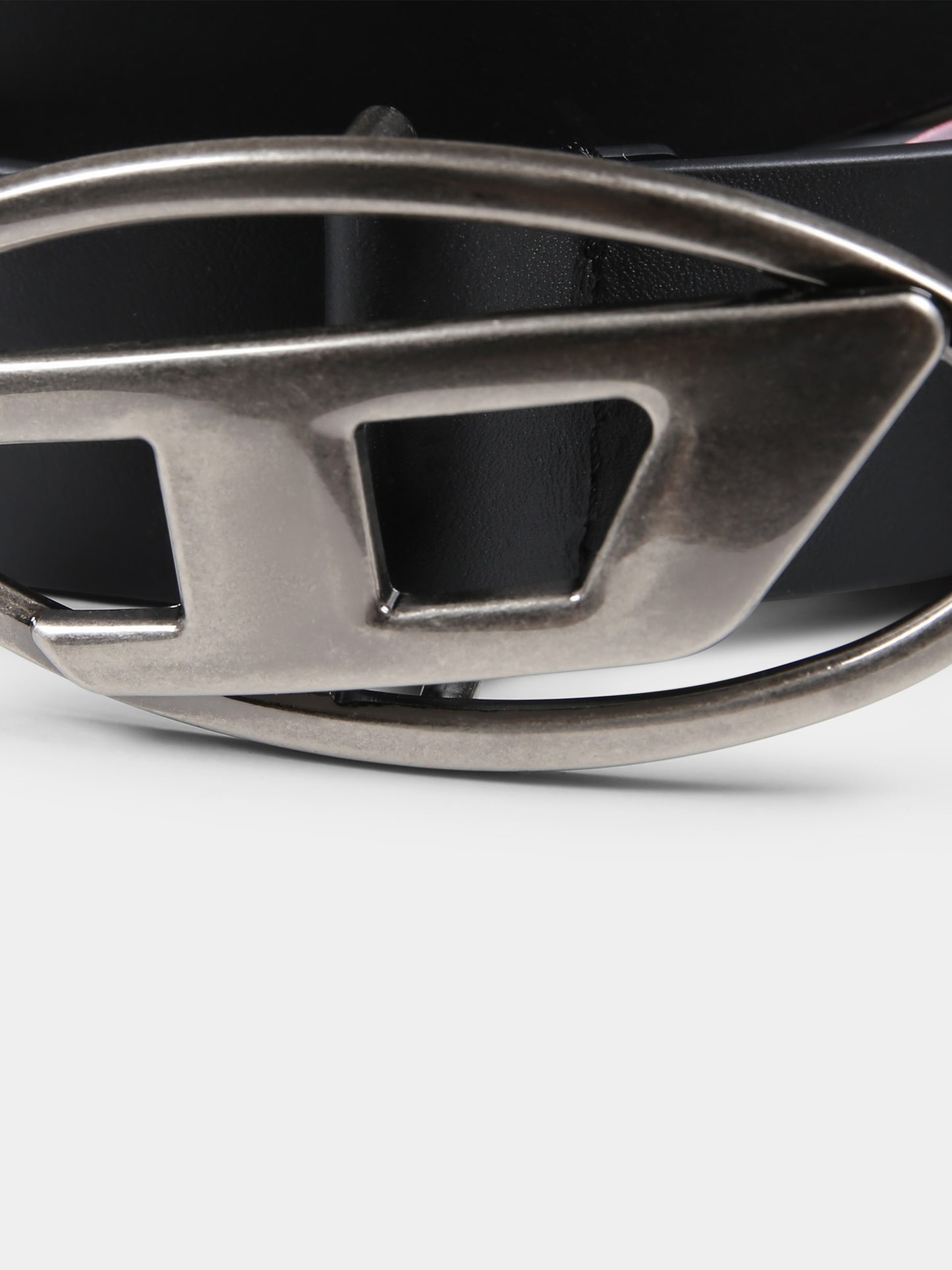 Cintura nera per bambini con logo