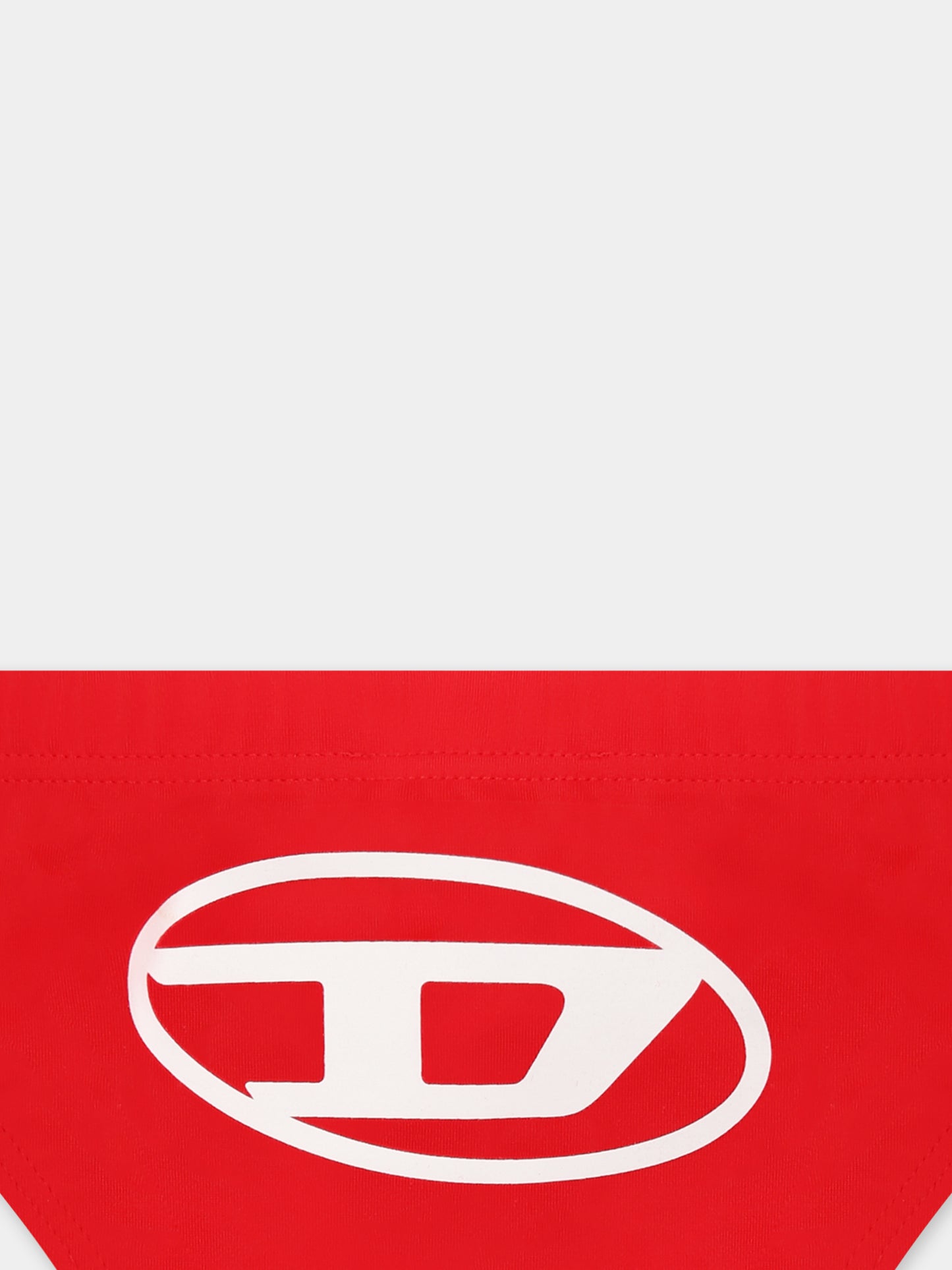 Slip mare rosso per neonato con logo