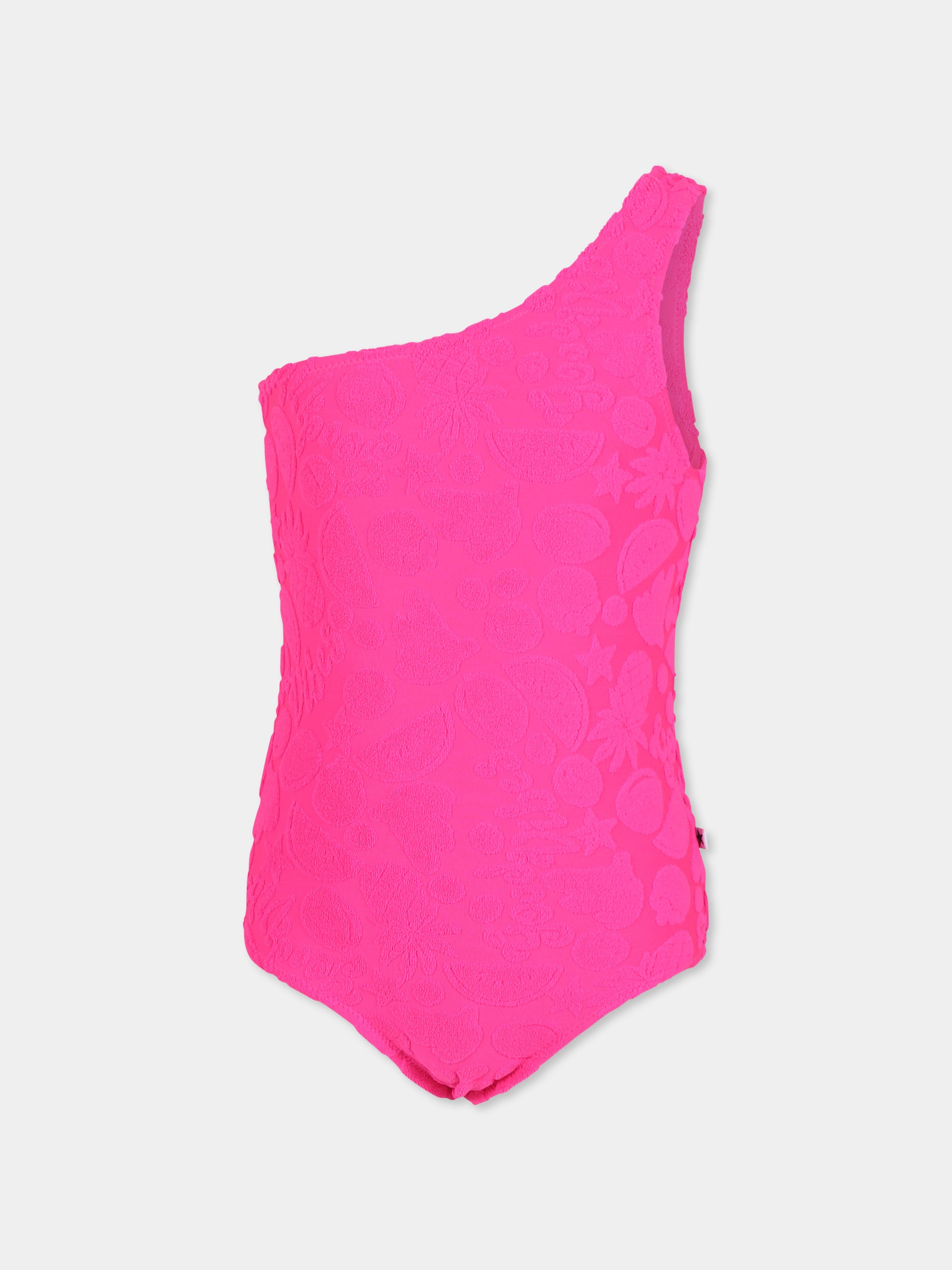 Costume intero fucsia Nai per bambina con frutta,Molo,8S25P511 9252