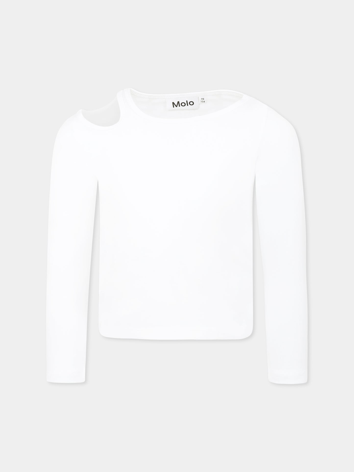 T-shirt bianca Ramona per bambina