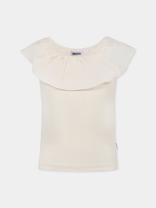 Top Reca avorio per bambina,Molo,2S25A104 5410