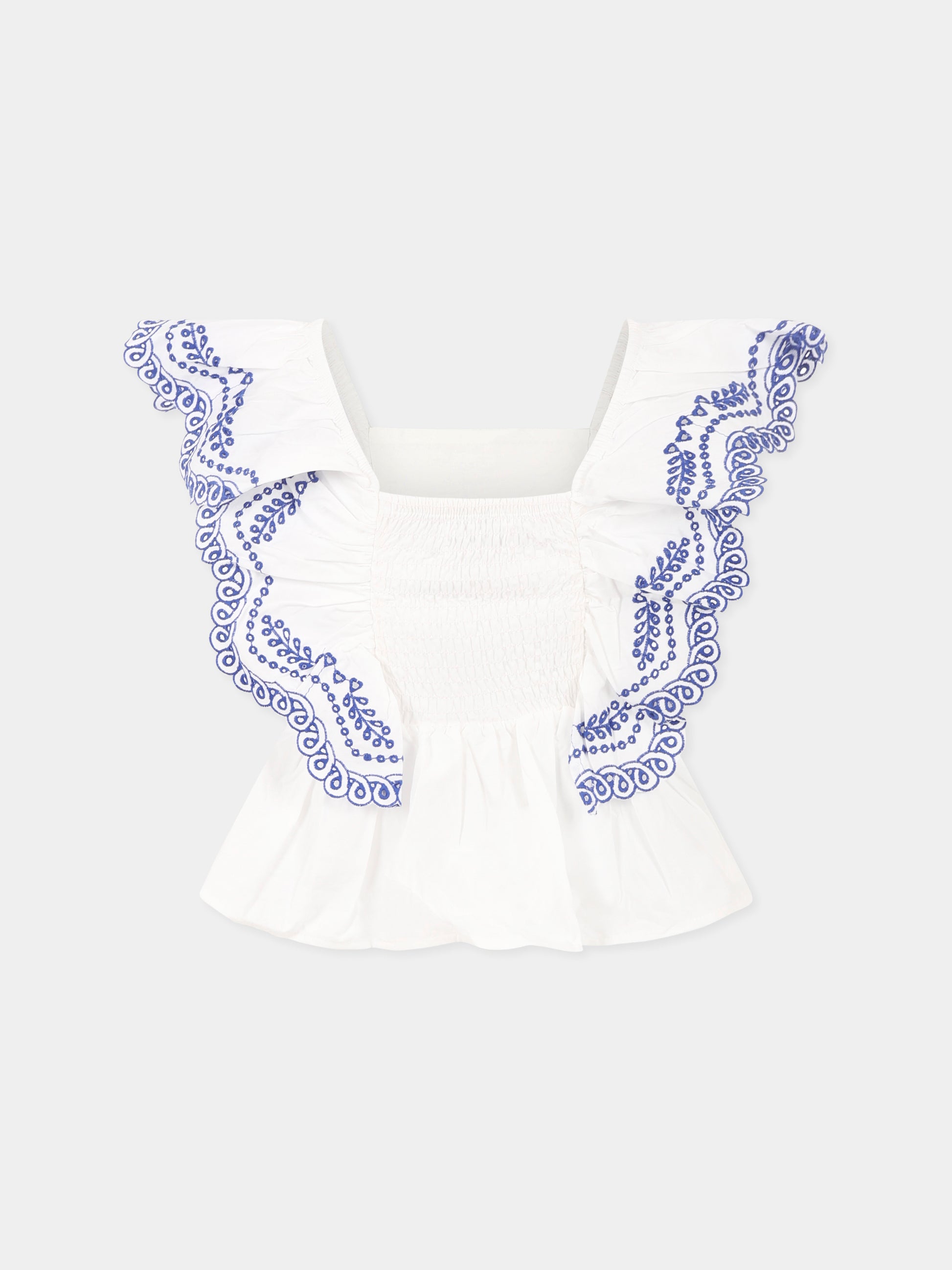 Top crop Rosamond bianco per bambina,Molo,2S25C304 5474