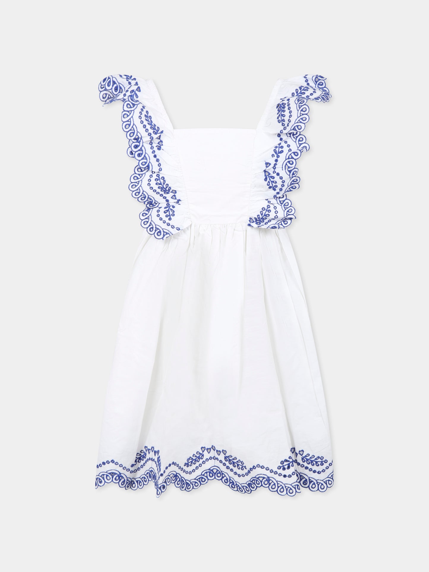 Vestito Clementine bianco per bambina con pizzo,Molo,2S25E127 5474