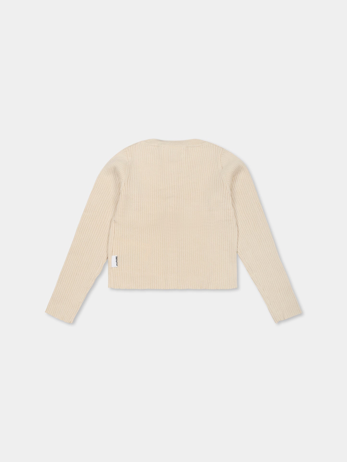 Cardigan Giselle avorio per bambina