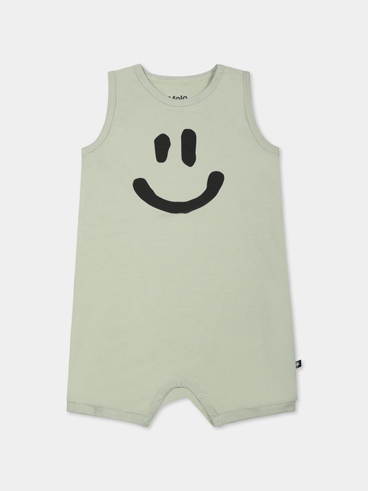 Pagliaccetto Fu verde per neonati con smile,Molo,6S25B403 5406