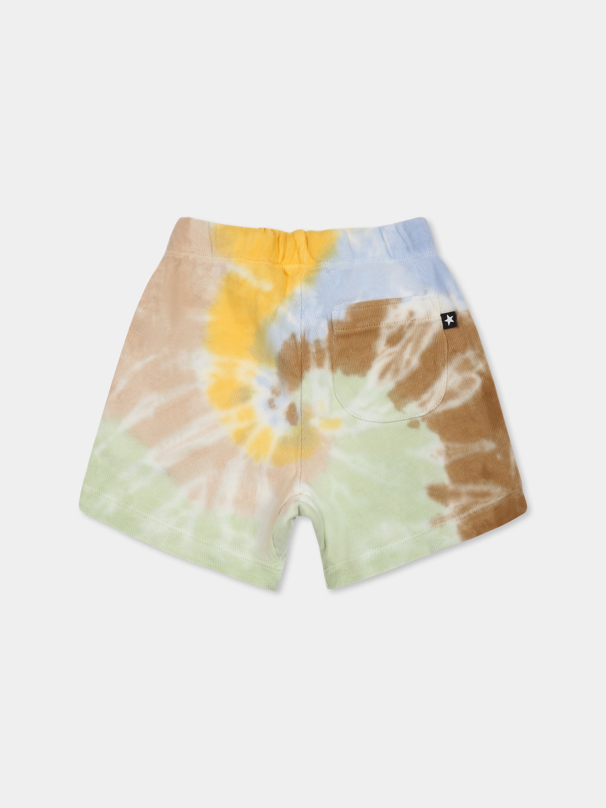 Shorts Simms multicolor per neonati con stampa tie dye,Molo,6S25H109 9309