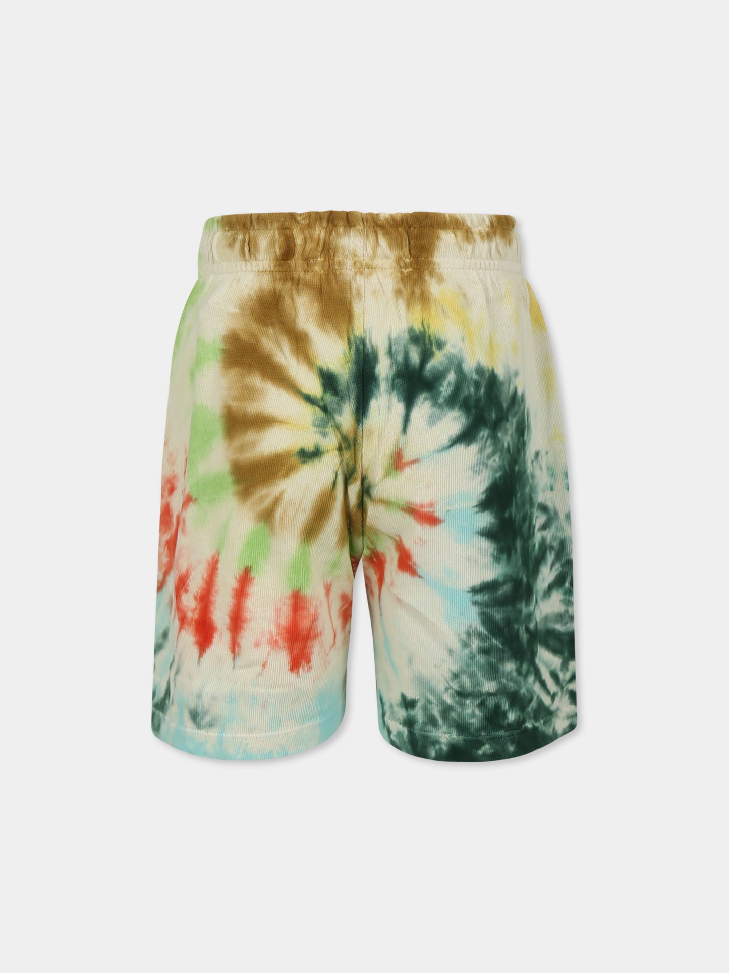 Shorts Amil multicolor per bambini con stampa tie dye