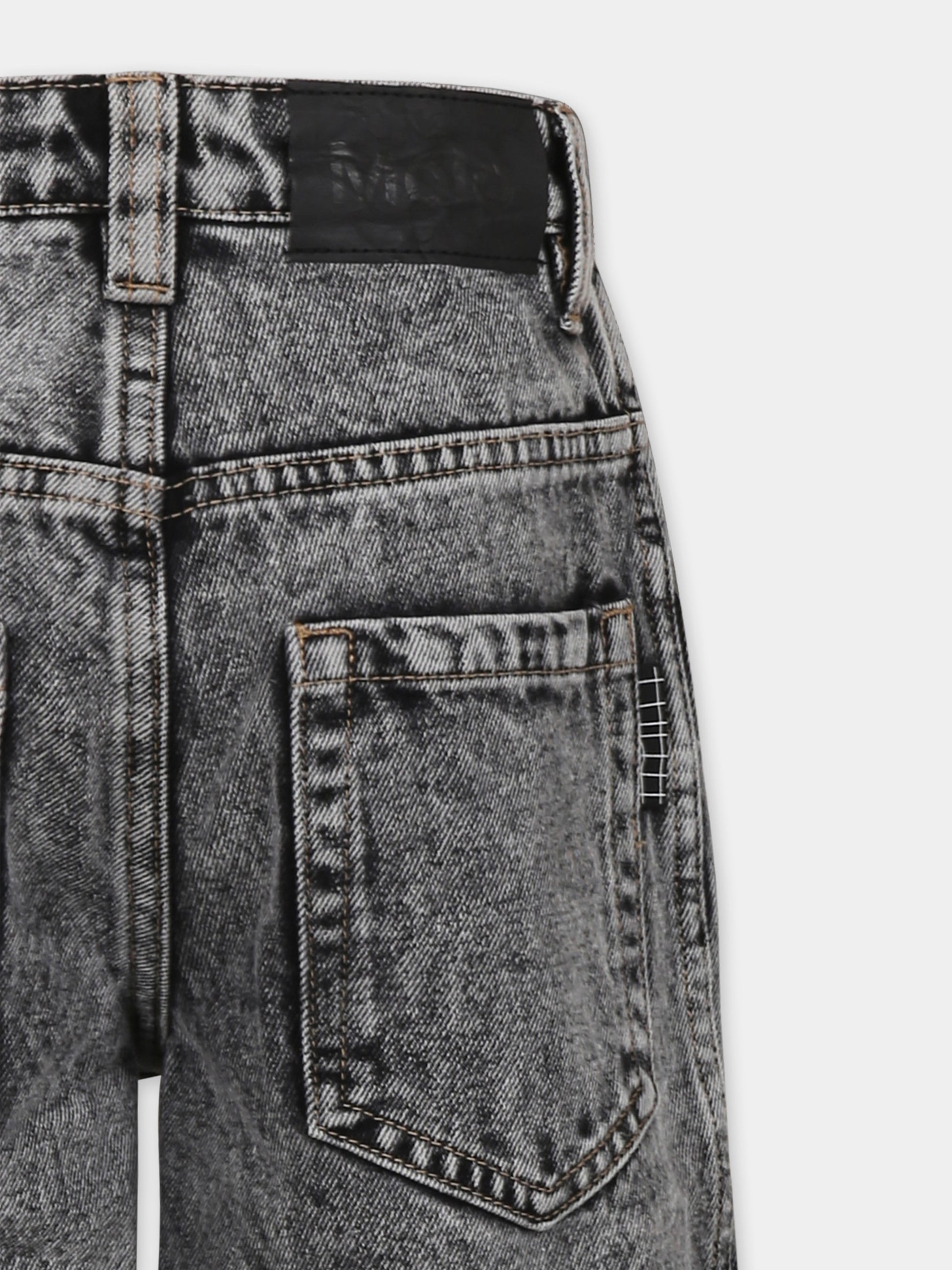 Jeans Aska grigi per bambini con simbolo della pace,Molo,6S25I108 5482