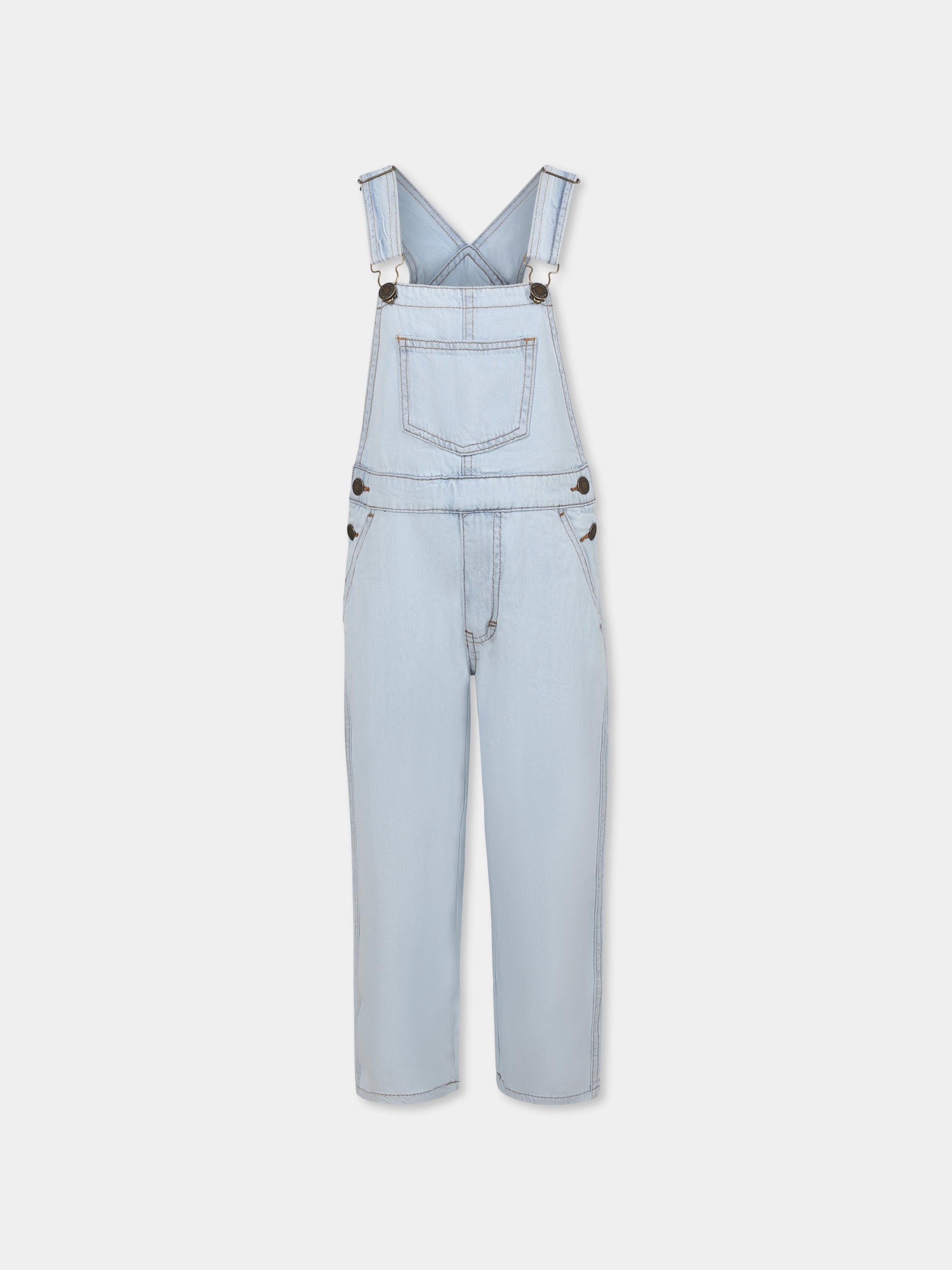 Salopette Aer denim per bambini,Molo,6S25I301 5487