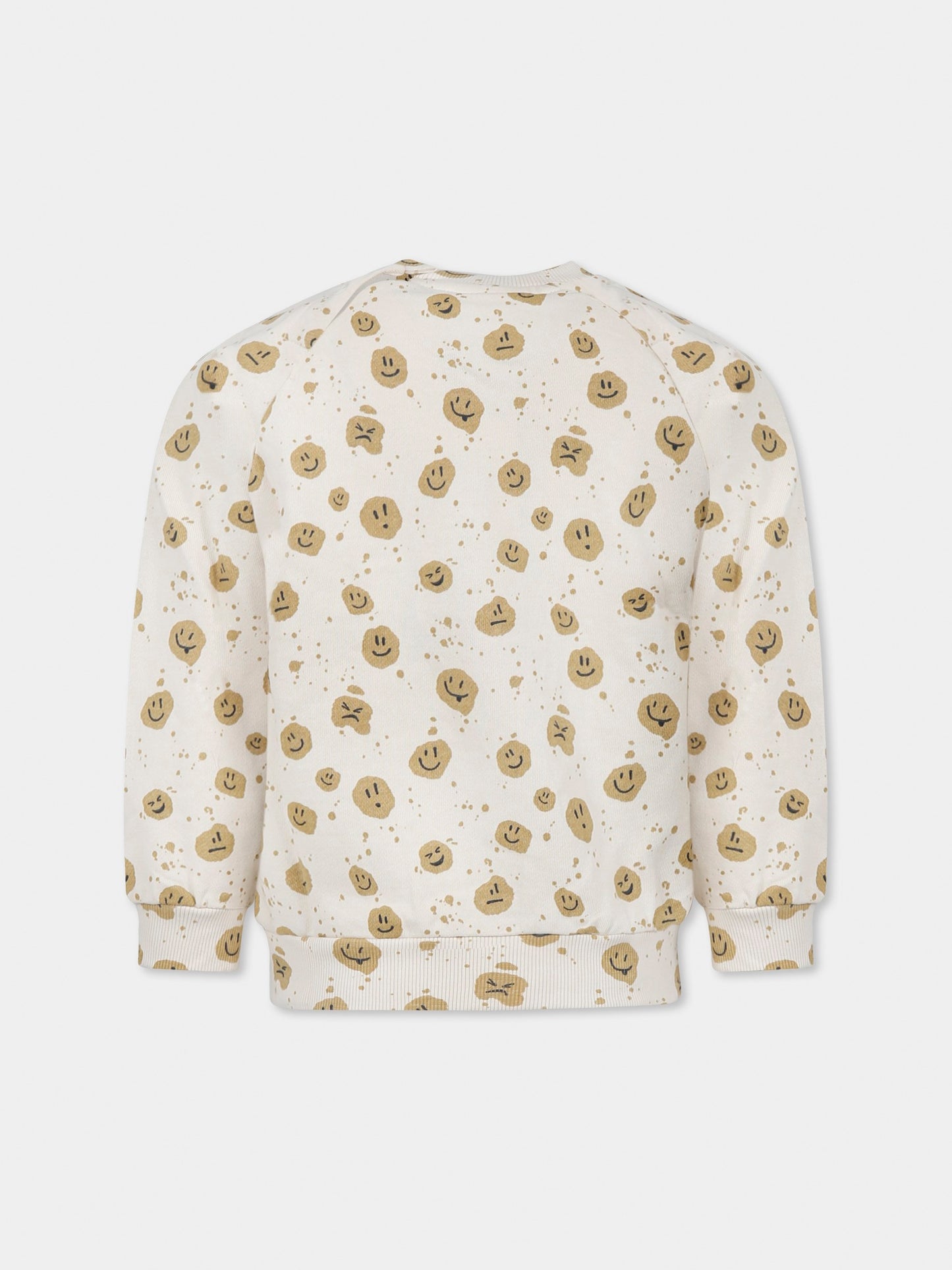 Felpa Disc avorio per bambini con smile,Molo,6S25J203 9303