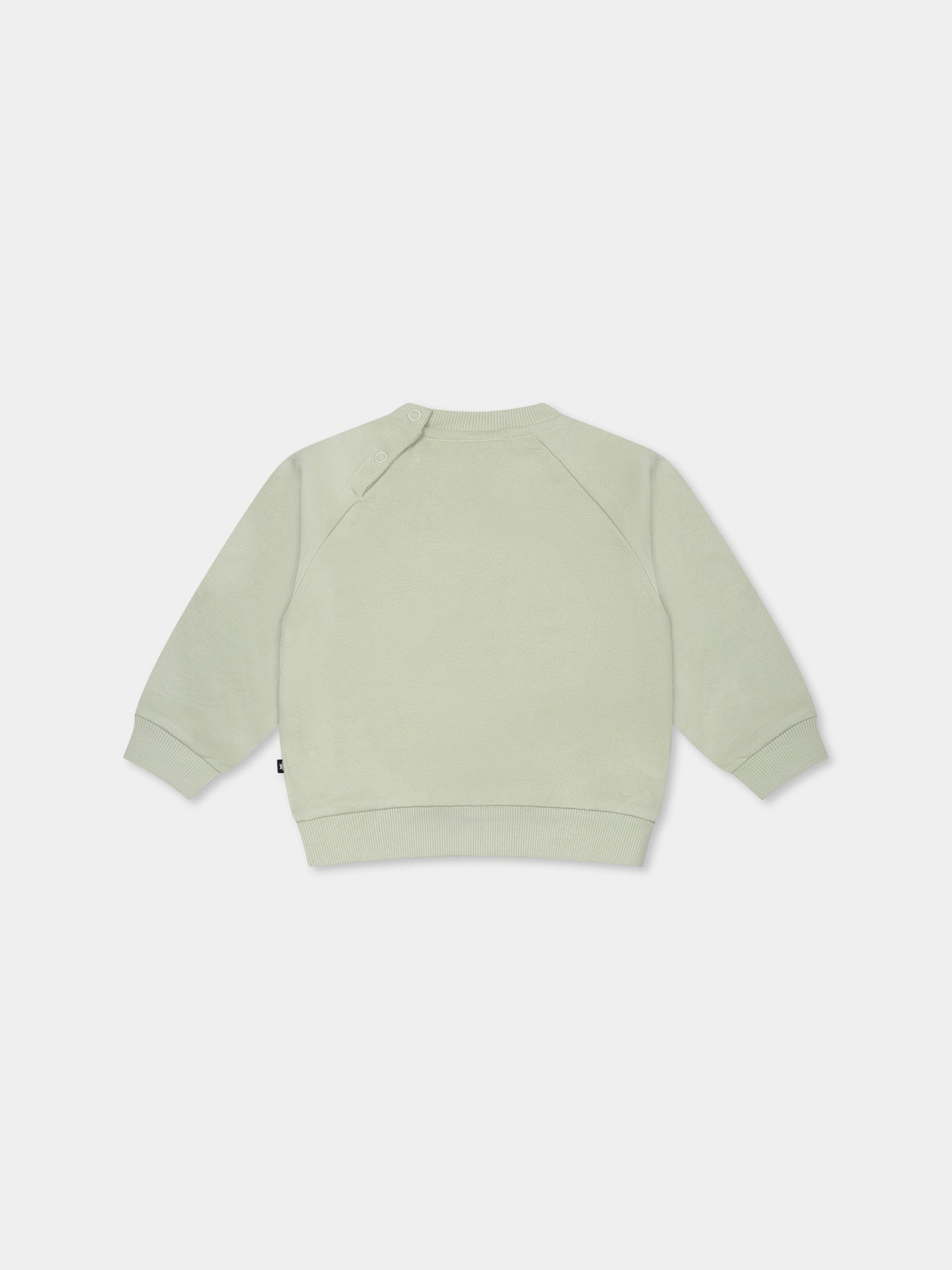 Felpa Disc verde per neonati con smile,Molo,6S25J203 5406