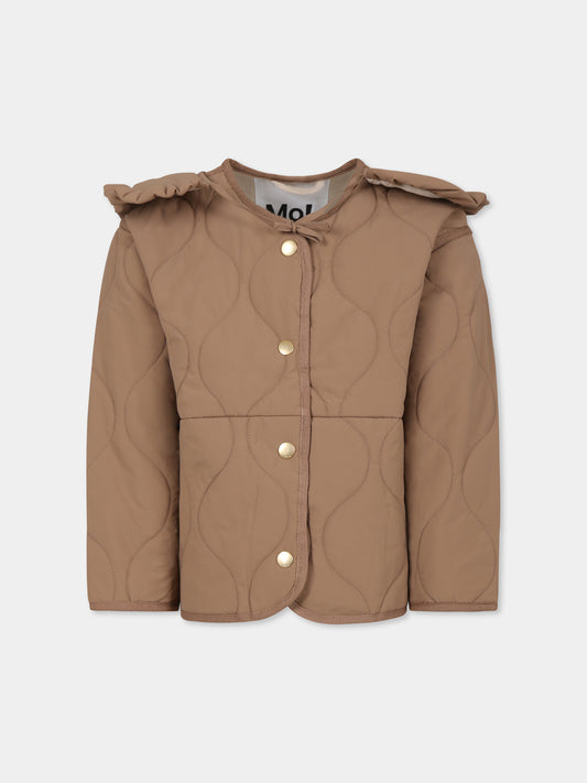 Piumino Hailey avorio per bambina