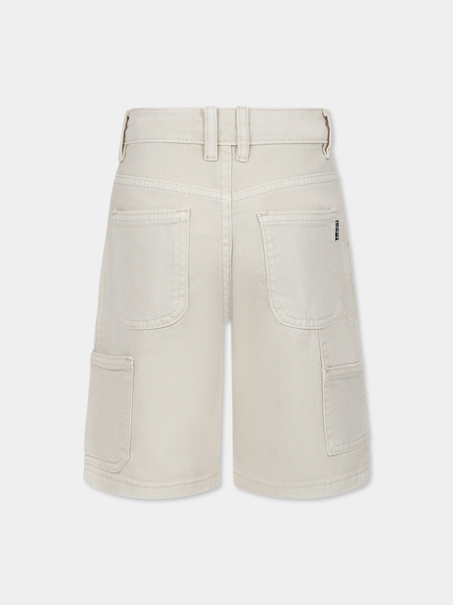 Shorts Archie avorio per bambino