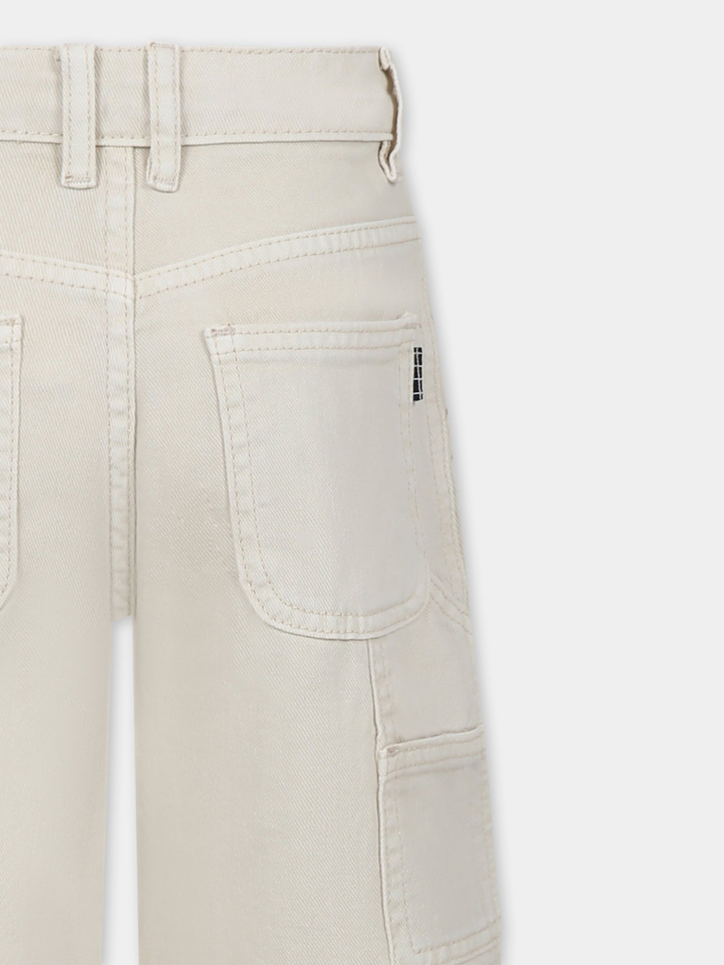 Shorts Archie avorio per bambino