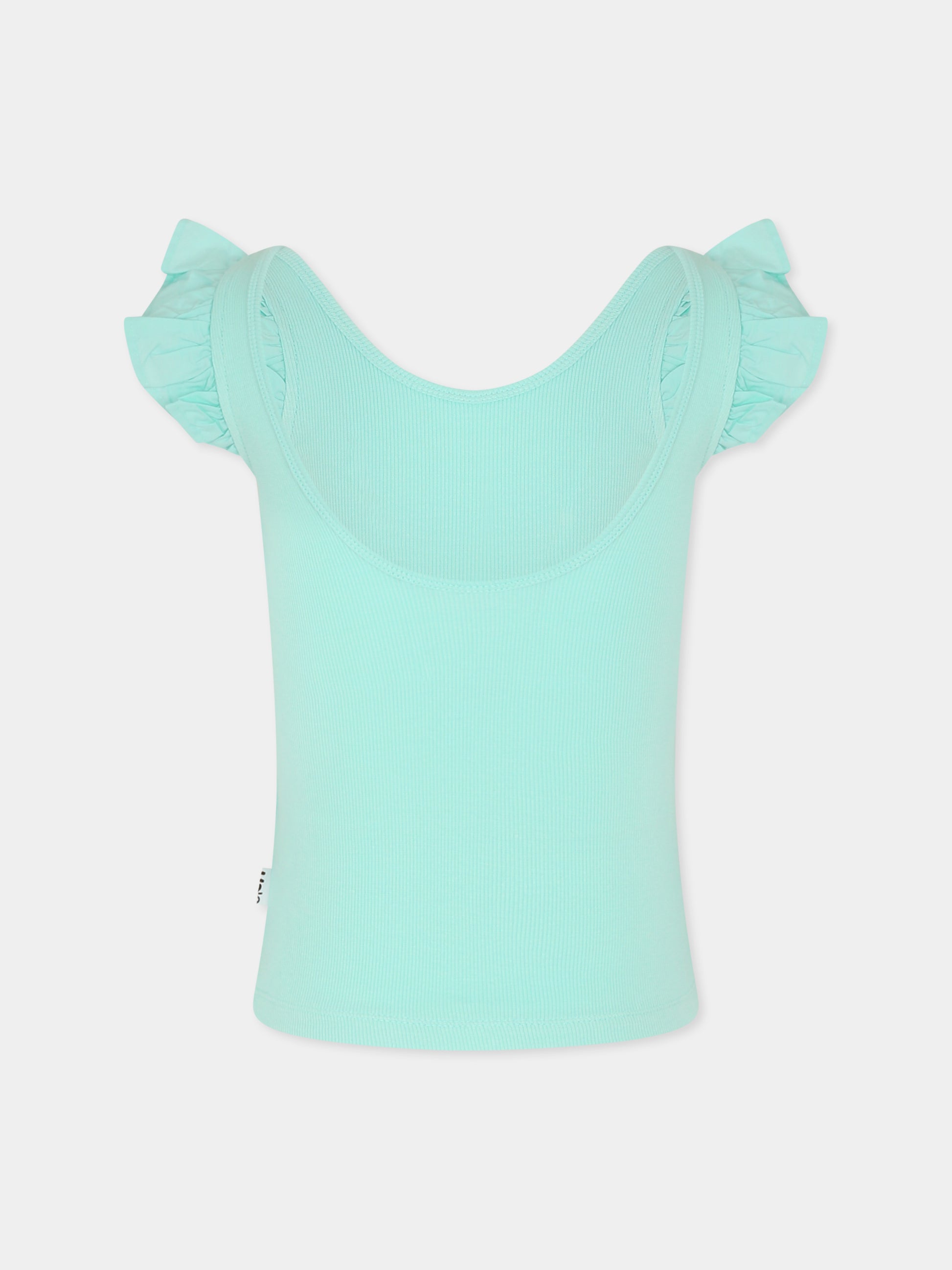 Canotta Ranja verde per bambina,Molo,2S25A106 5472