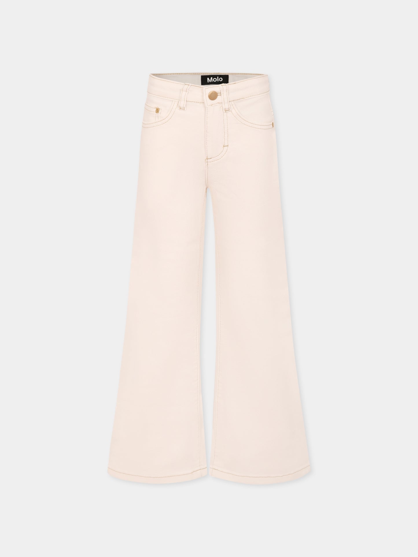 Jeans Asta bianchi per bambina,Molo,2S25I106 5474