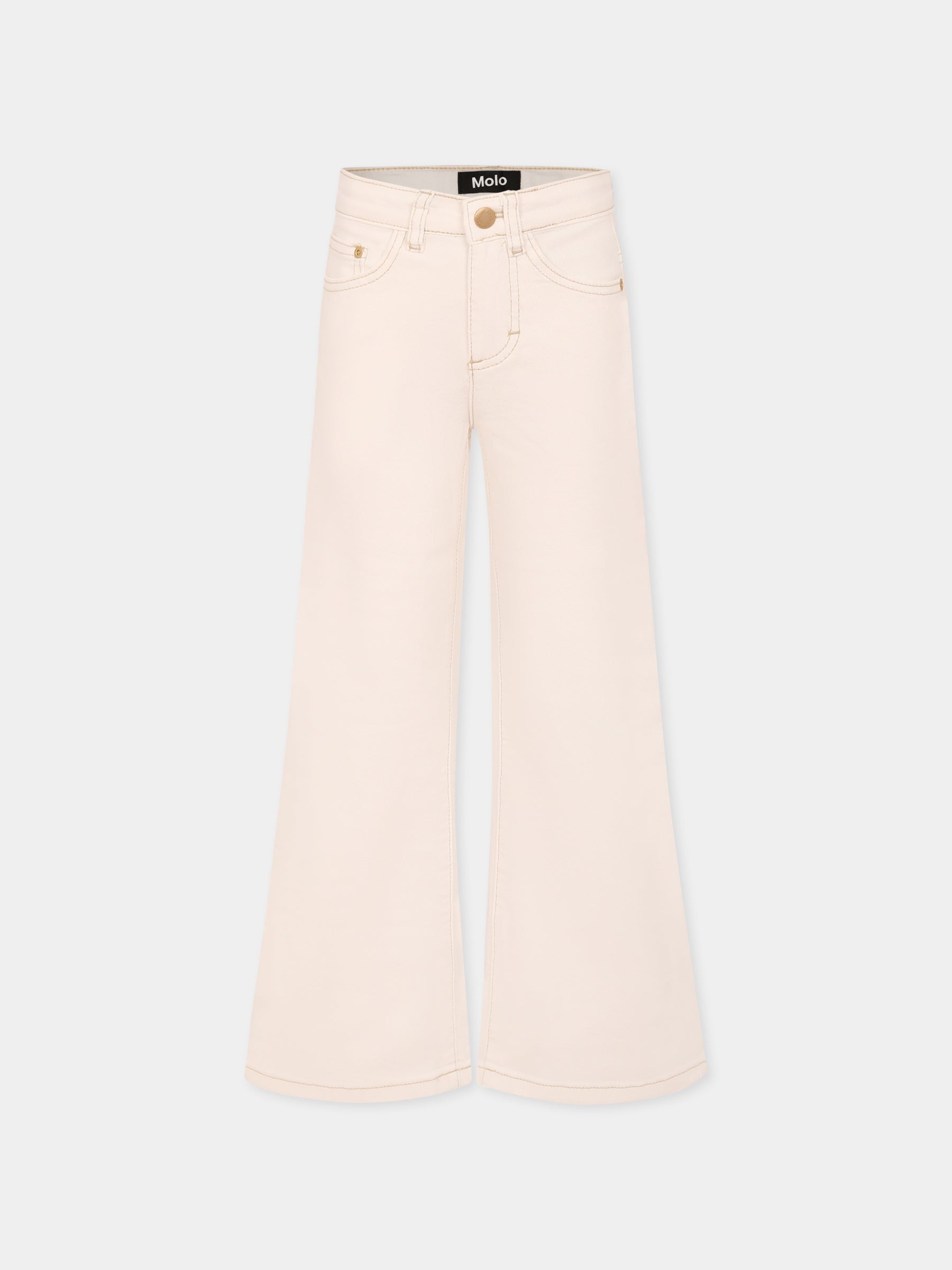 Jeans Asta bianchi per bambina,Molo,2S25I106 5474