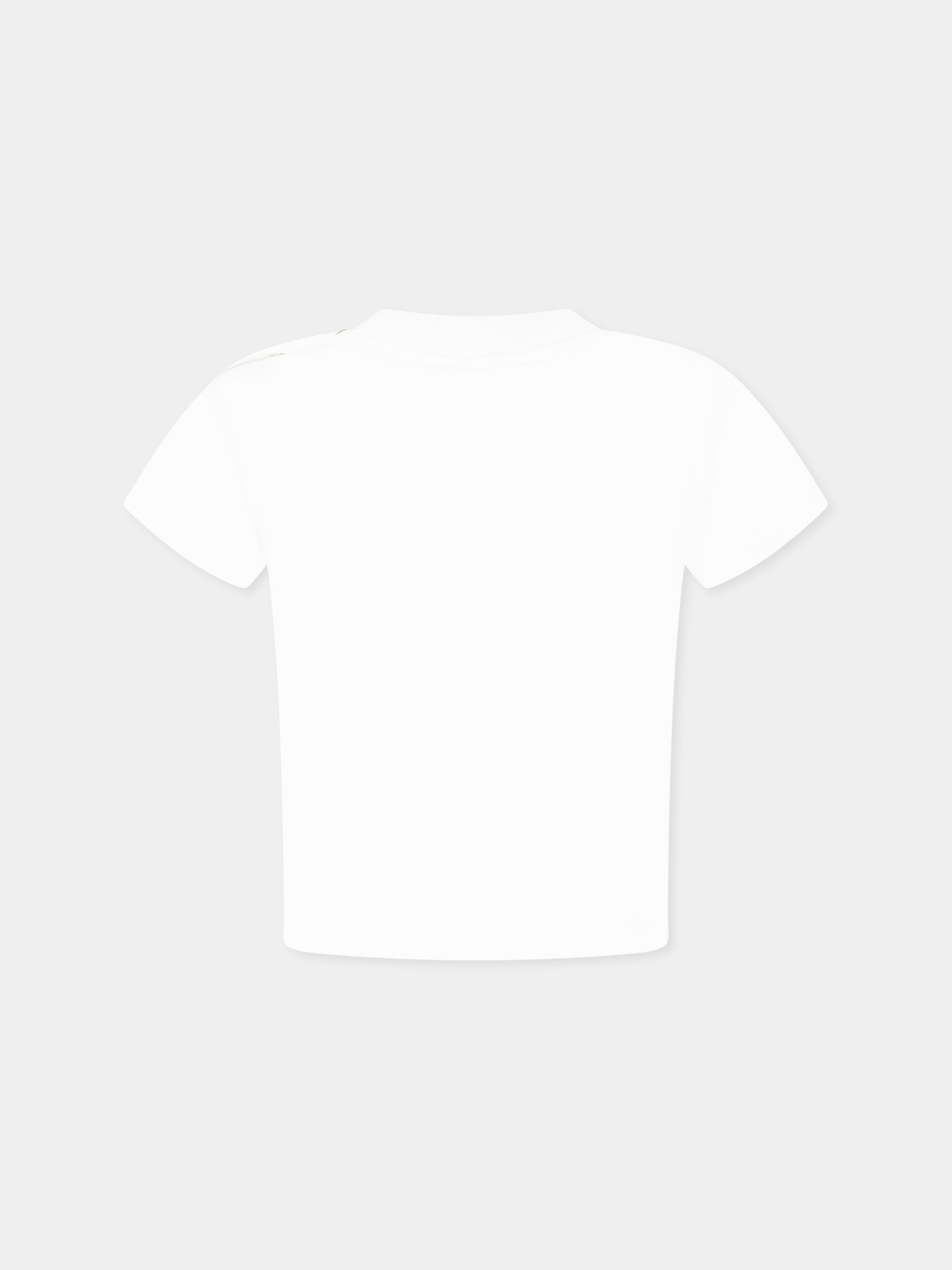 T-shirt Enzo bianca per neonati con smile anguria,Molo,6S25A207 9340