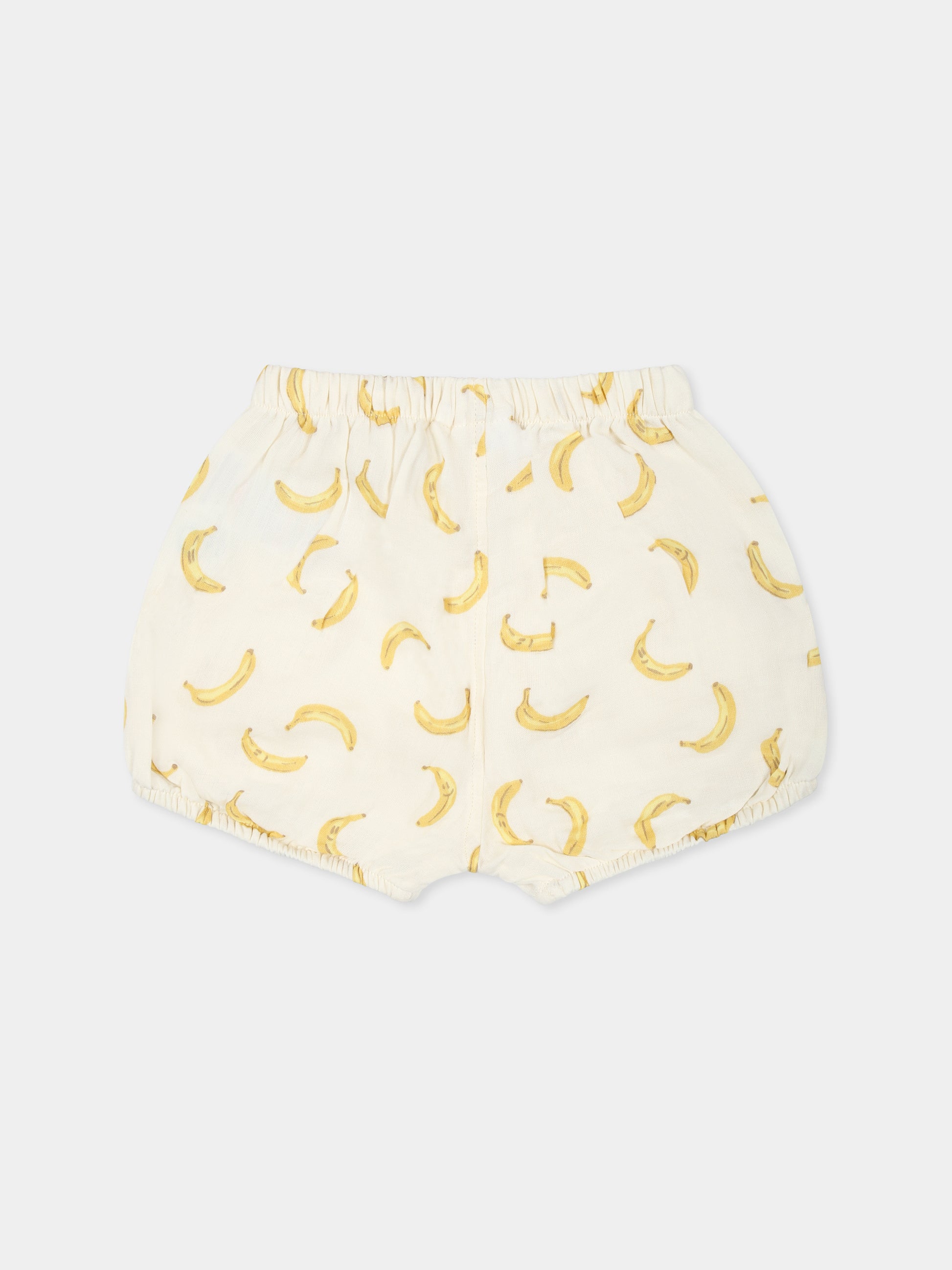 Shorts Somos avorio per neonati con banana all over,Molo,6S25H112 9358