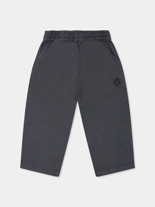 Pantaloni grigi per neonato con smile,Molo,6S25I101 5451