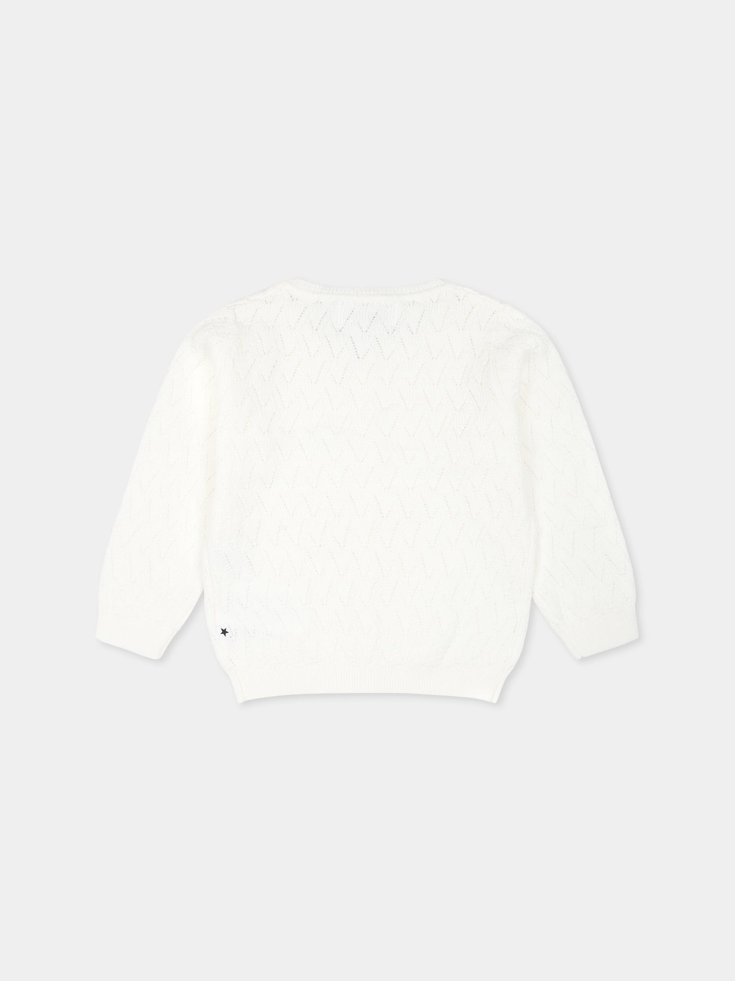 Cardigan Gilli bianco per neonata,Molo,4S25K303 5474