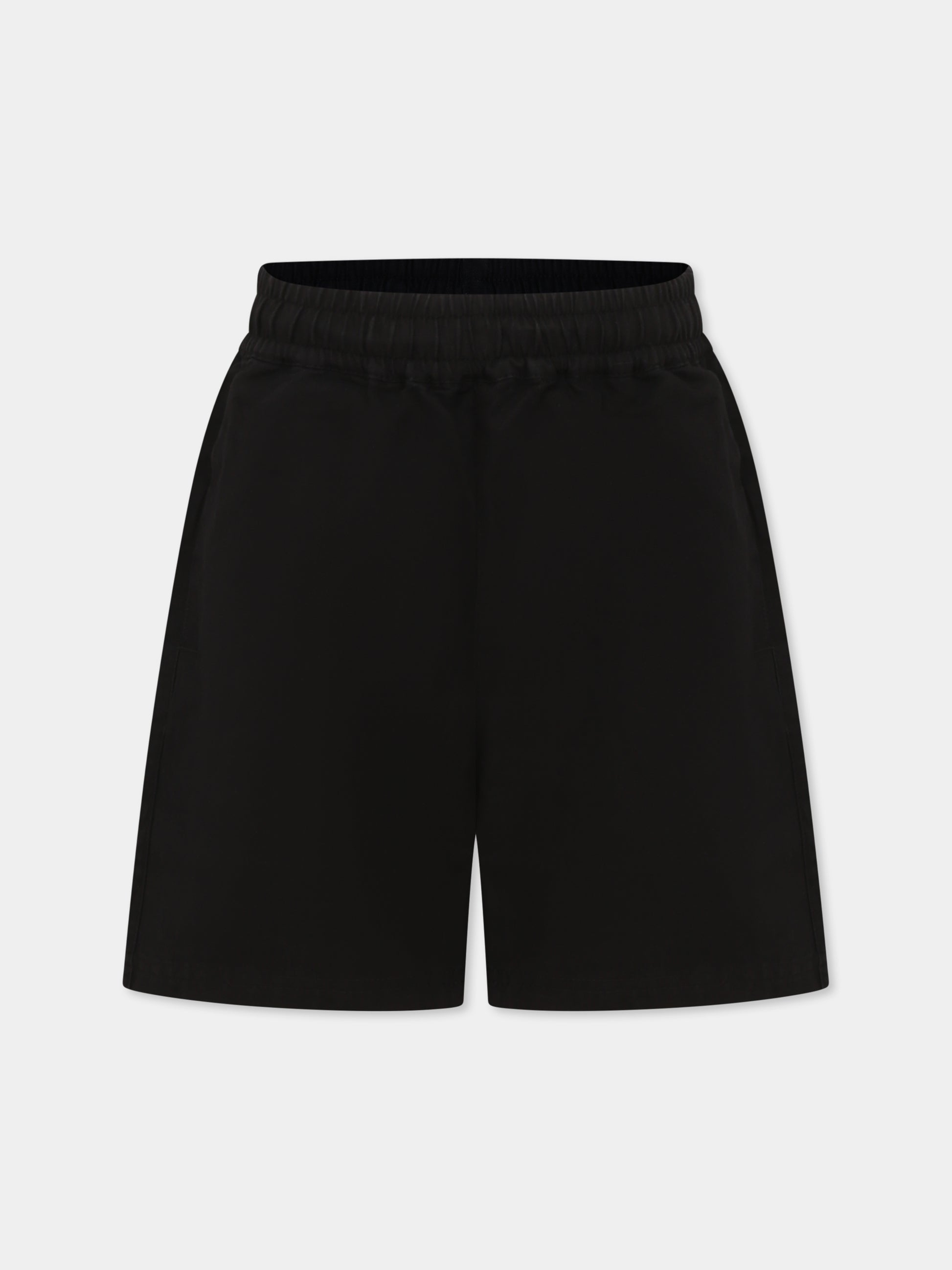 Shorts Amal neri per bambino,Molo,1S25H103 0099