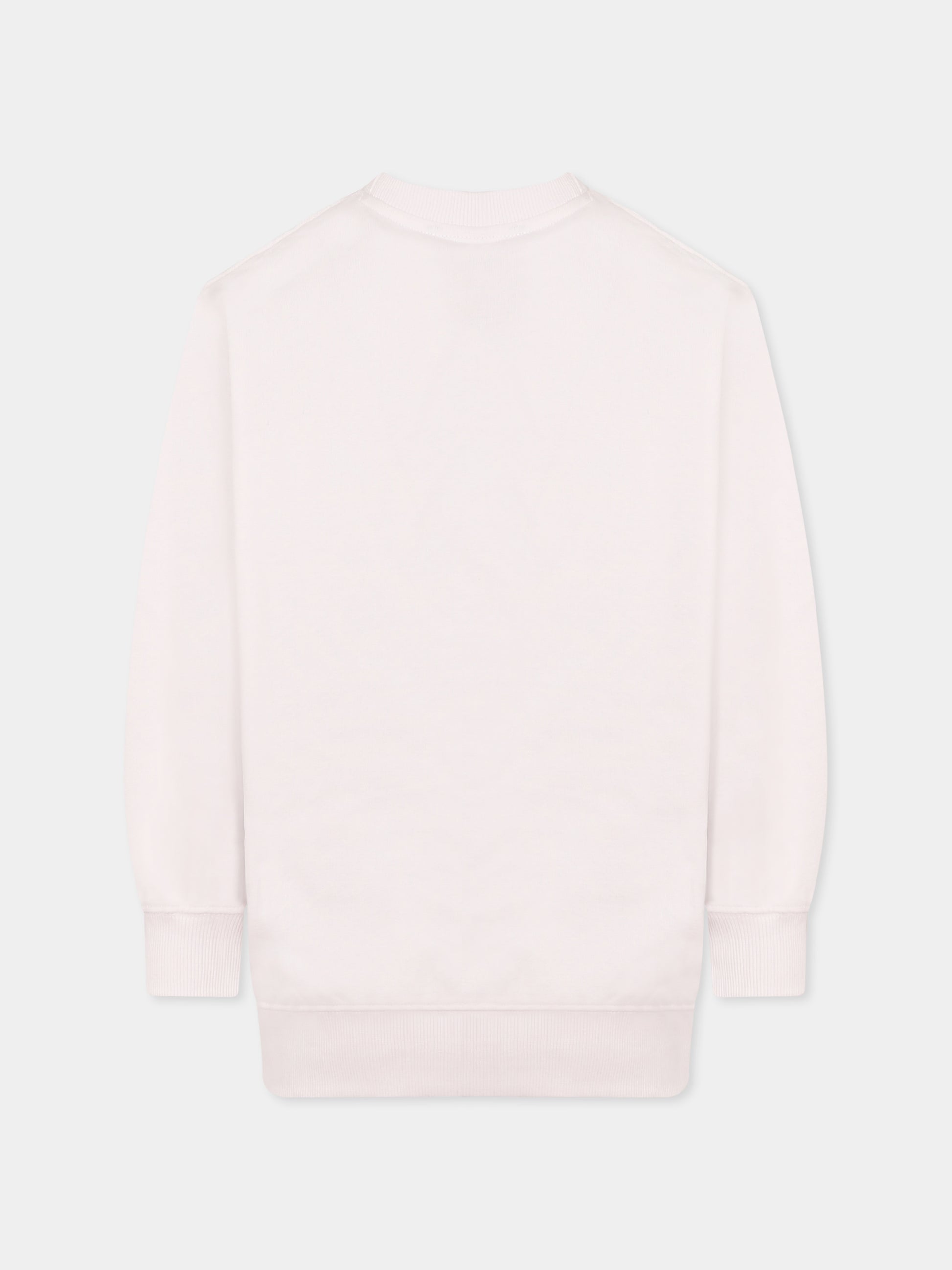 Felpa Monti bianca per bambino con banana,Molo,1S25J208 3936