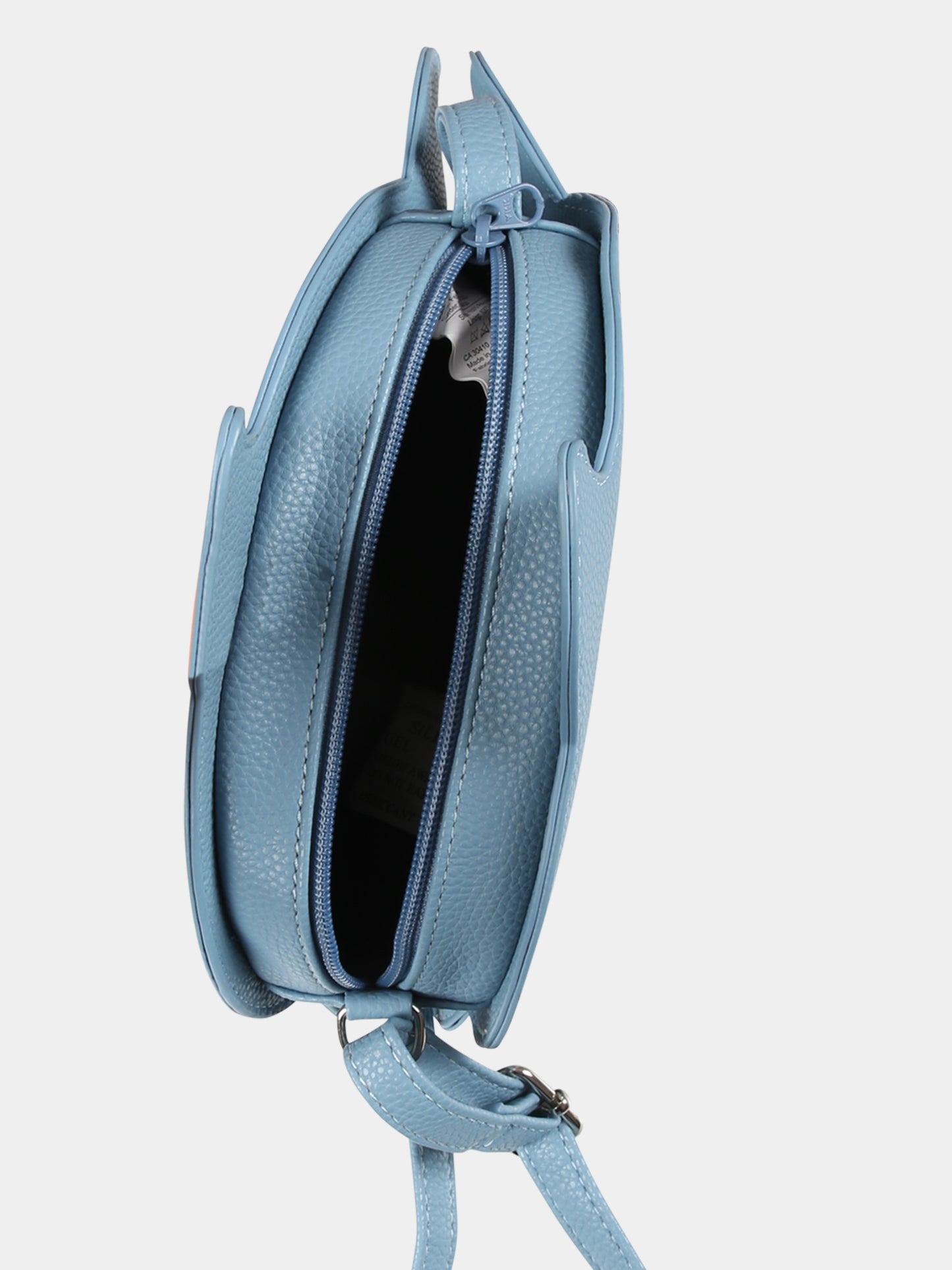 Borsa celeste per bambina con delfino,Molo,7S25V107 5461