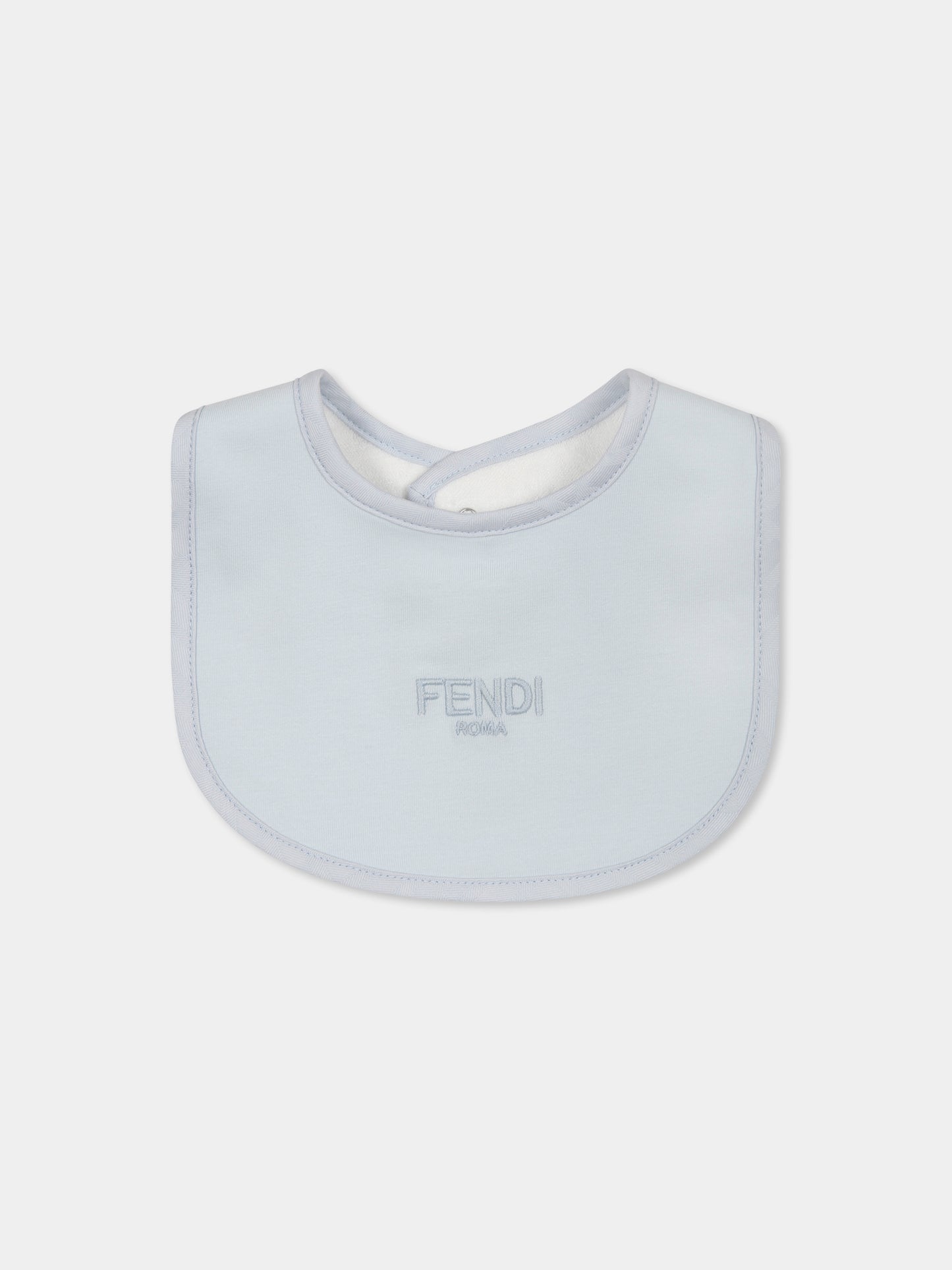 Set tutina celeste per neonato con FF