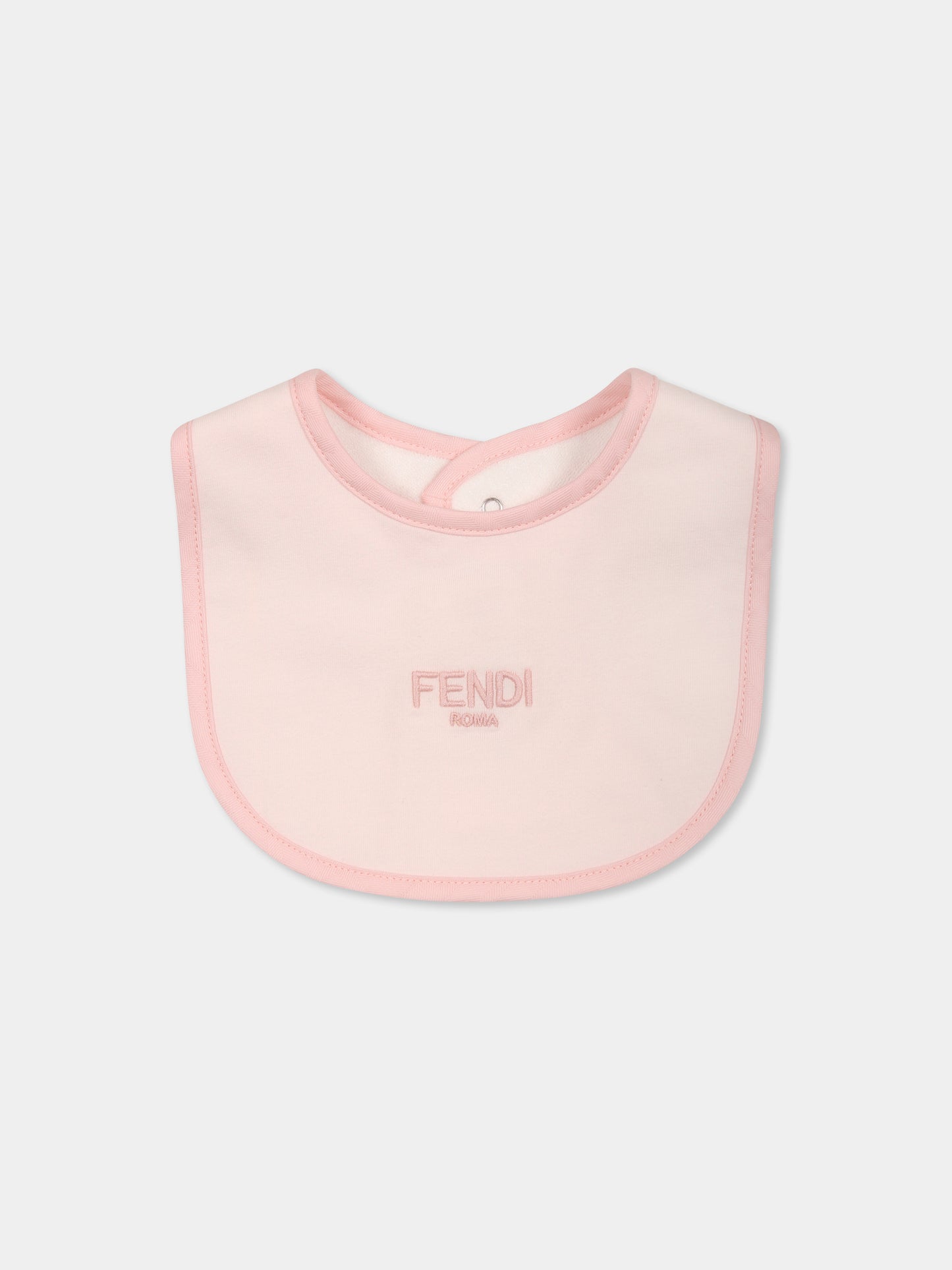 Set tutina rosa per neonata con FF