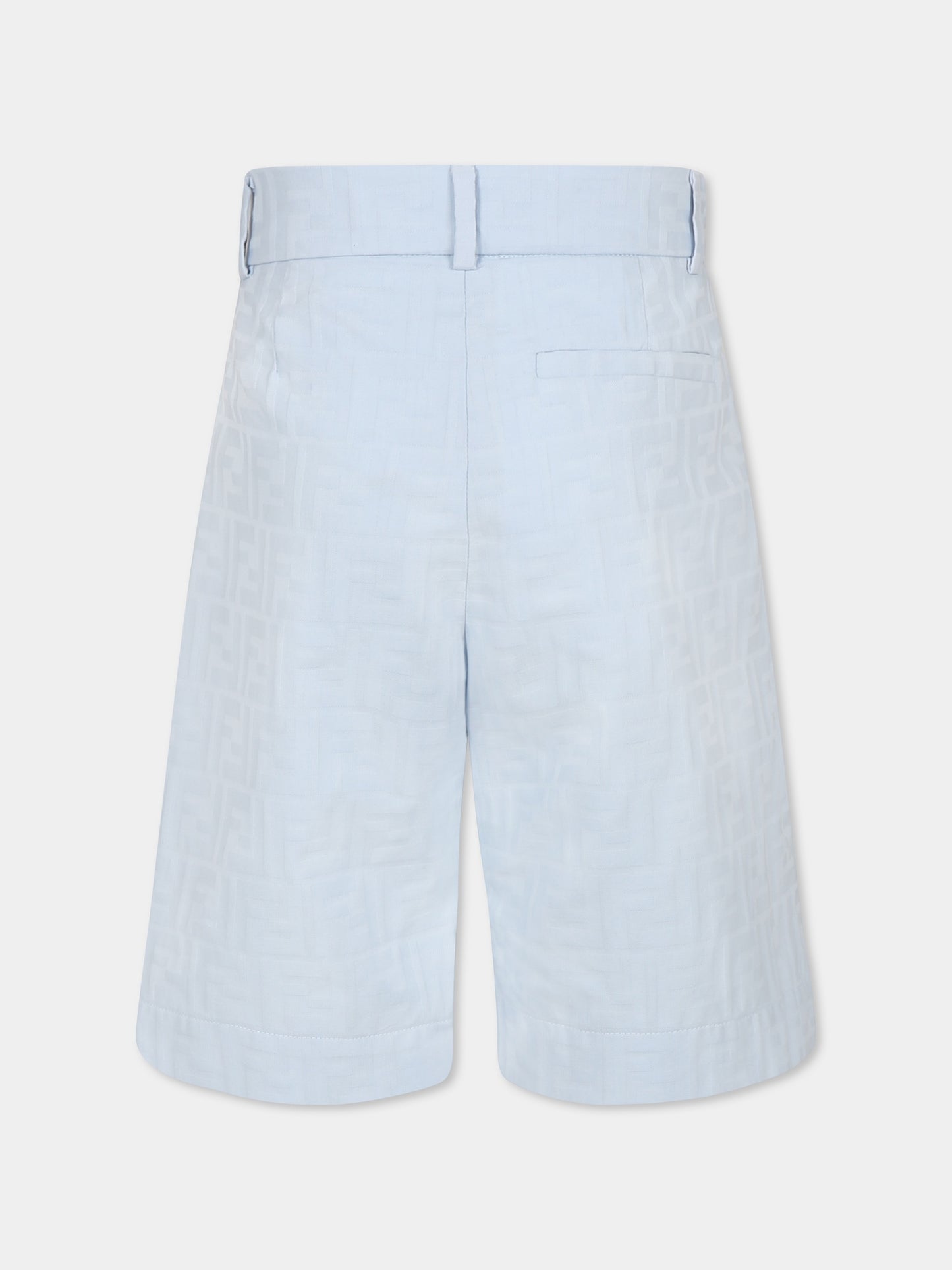 Shorts celesti per bambino con FF