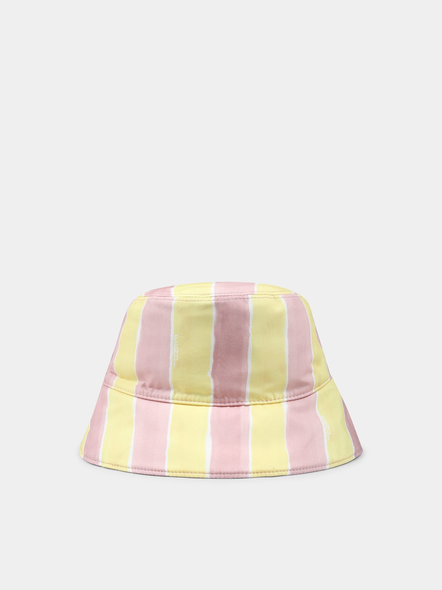 Cloche multicolor per bambina con logo e stampa pequin