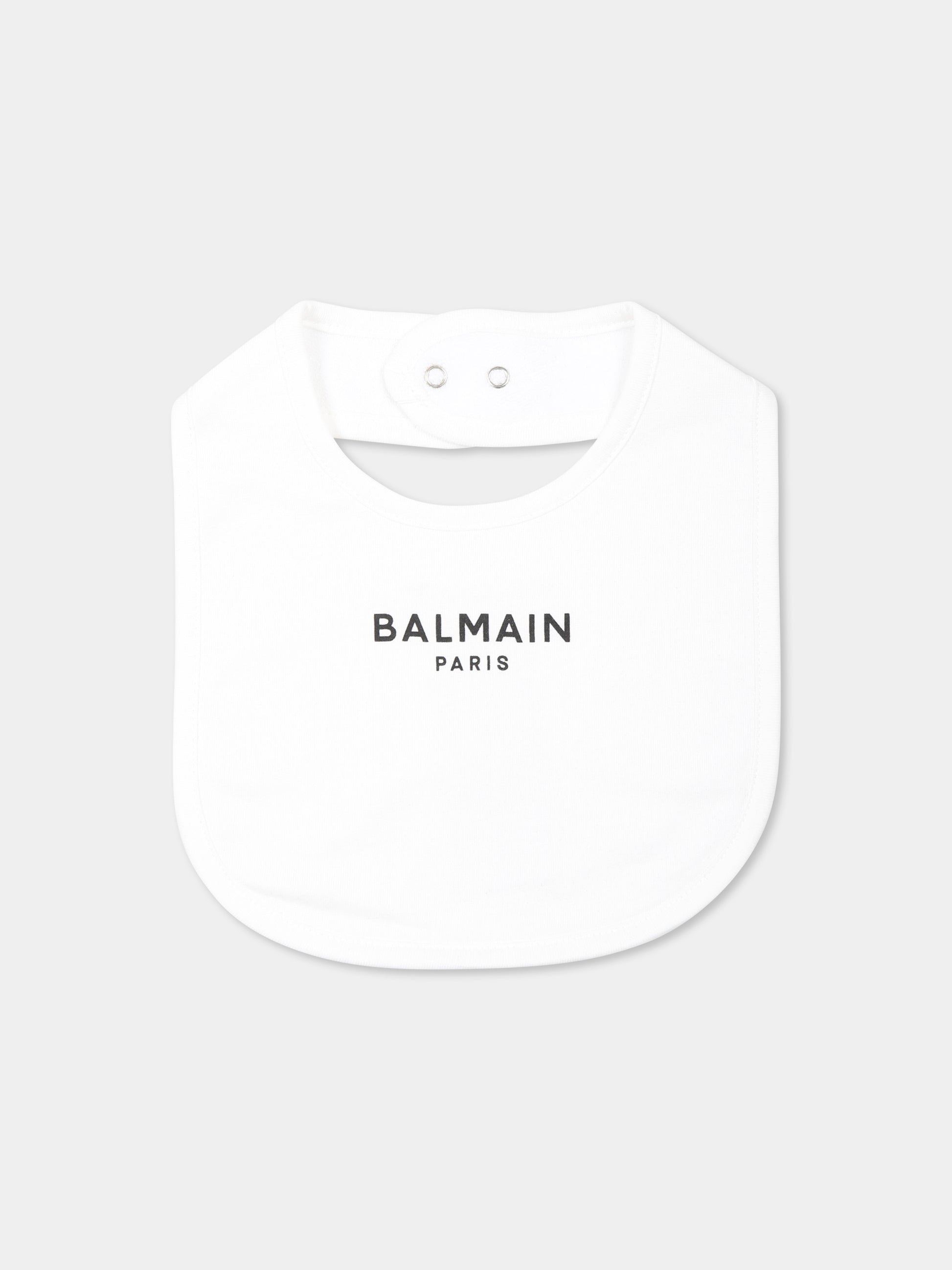 Set bavaglini multicolor per neonati con logo,Balmain Kids,BUB51A Z1751 999