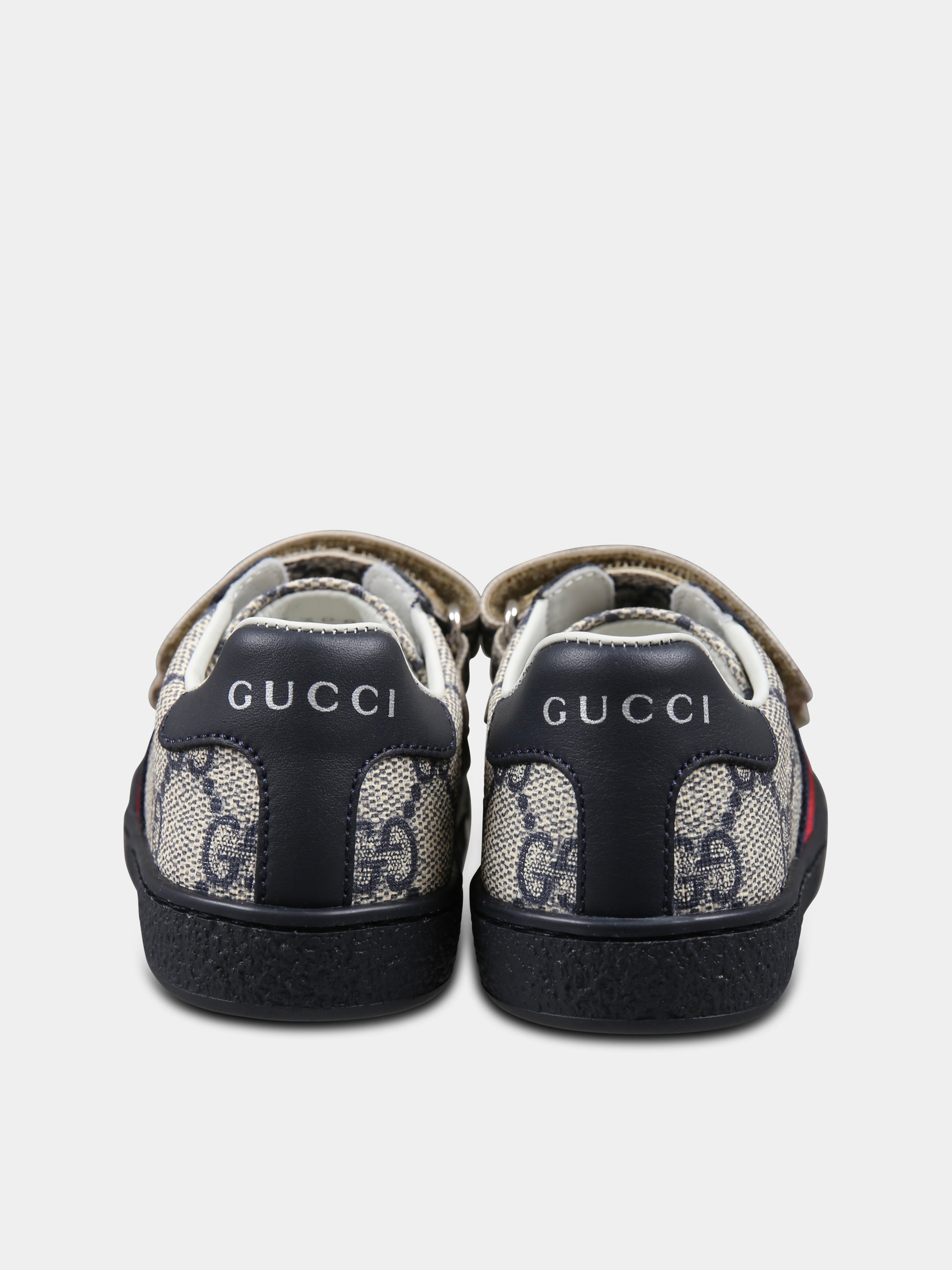Sneakers multicolor per bambino con dettaglio Web,Gucci Kids,463088 FACYF 4055