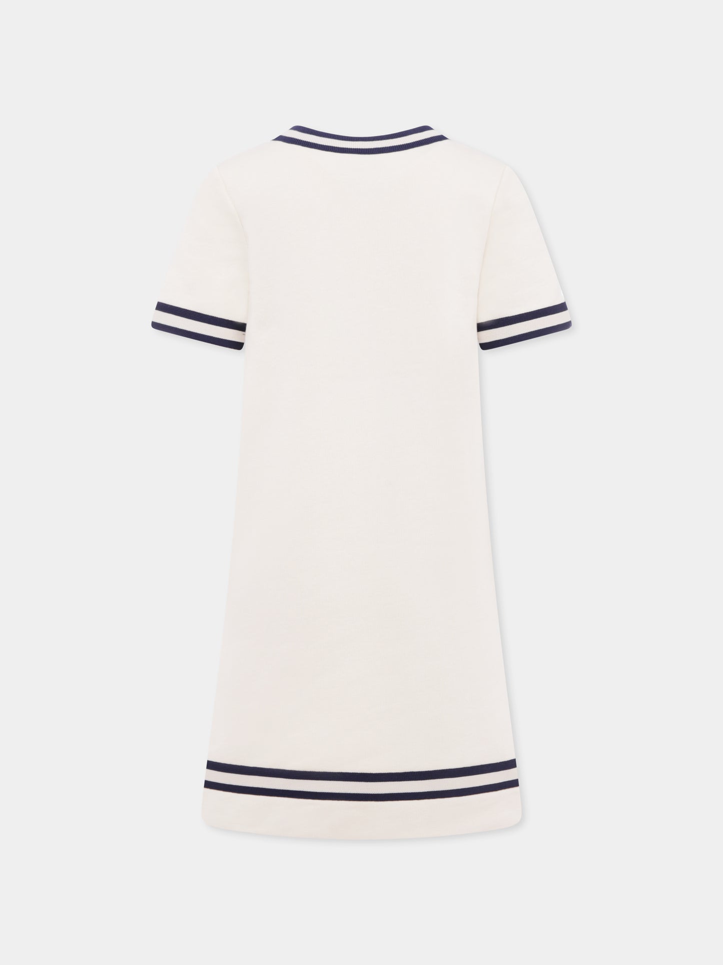 Vestito avorio per bambina con morsetto