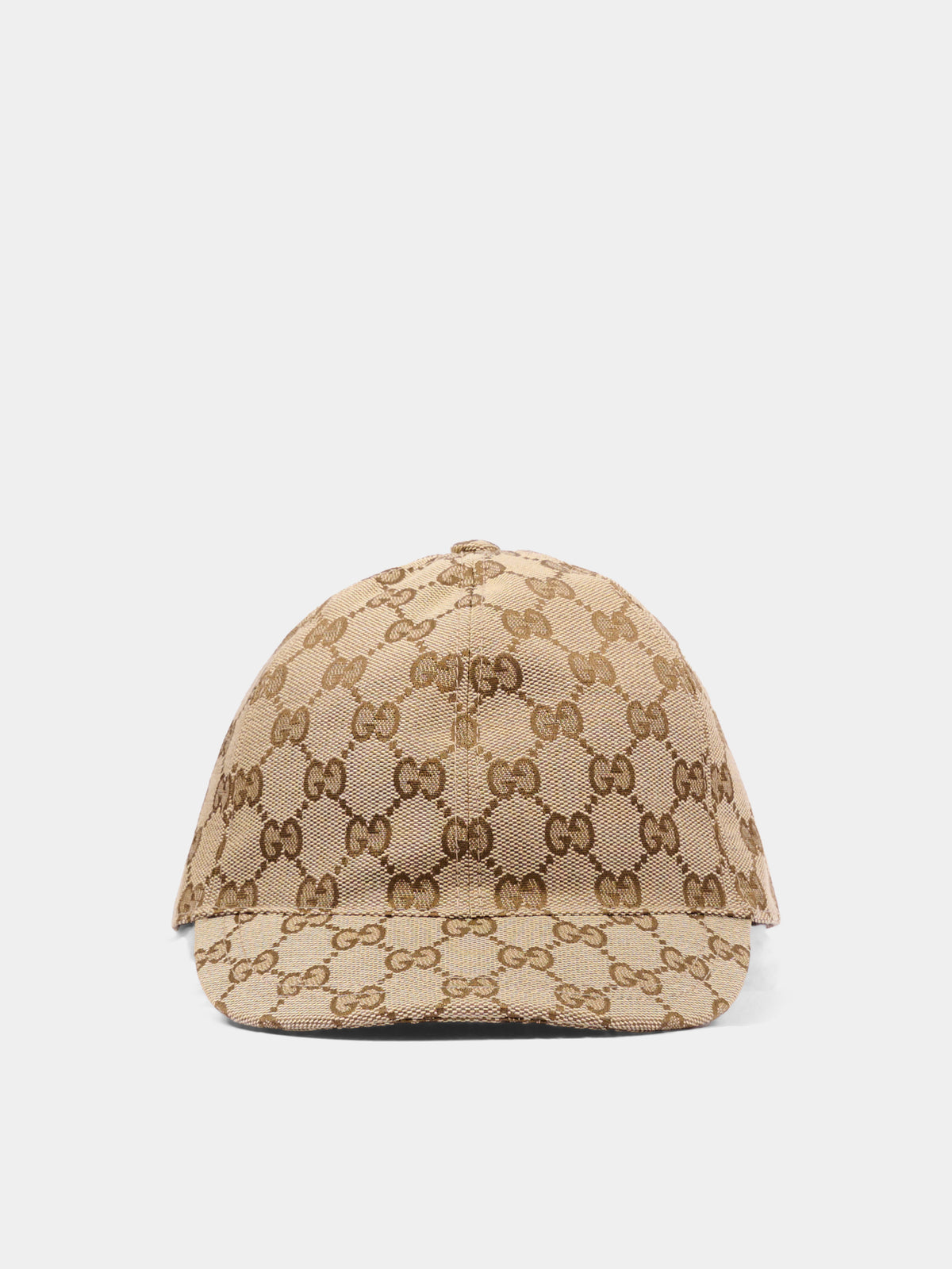 Cappello beige monogramma GG per bambini