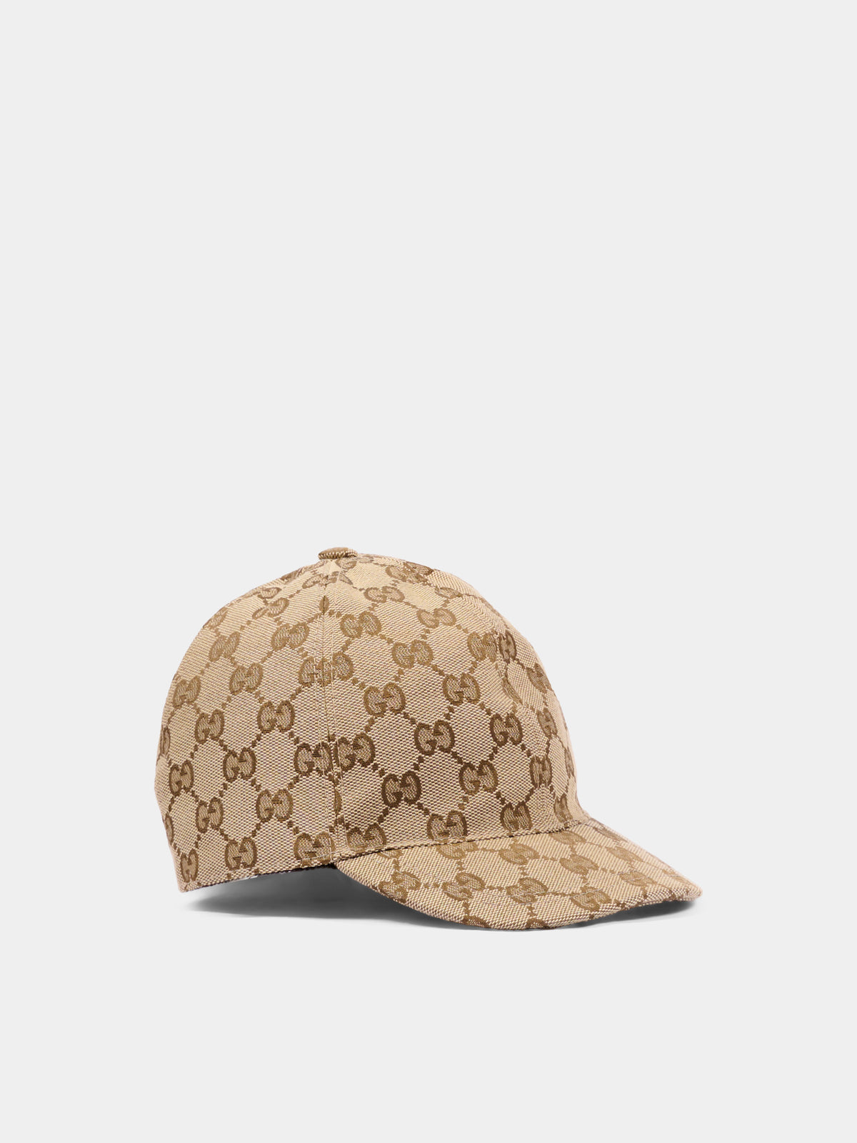 Cappello beige monogramma GG per bambini