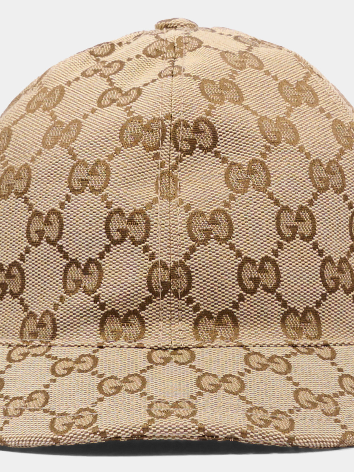 Cappello beige monogramma GG per bambini