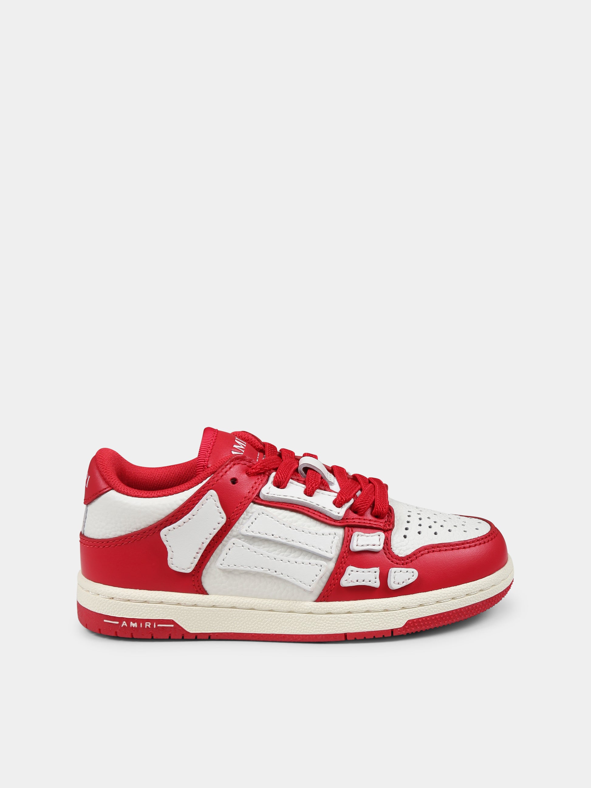 Sneakers rosse per bambini con logo,Amiri,AKFOSR1019 VARSITY RED