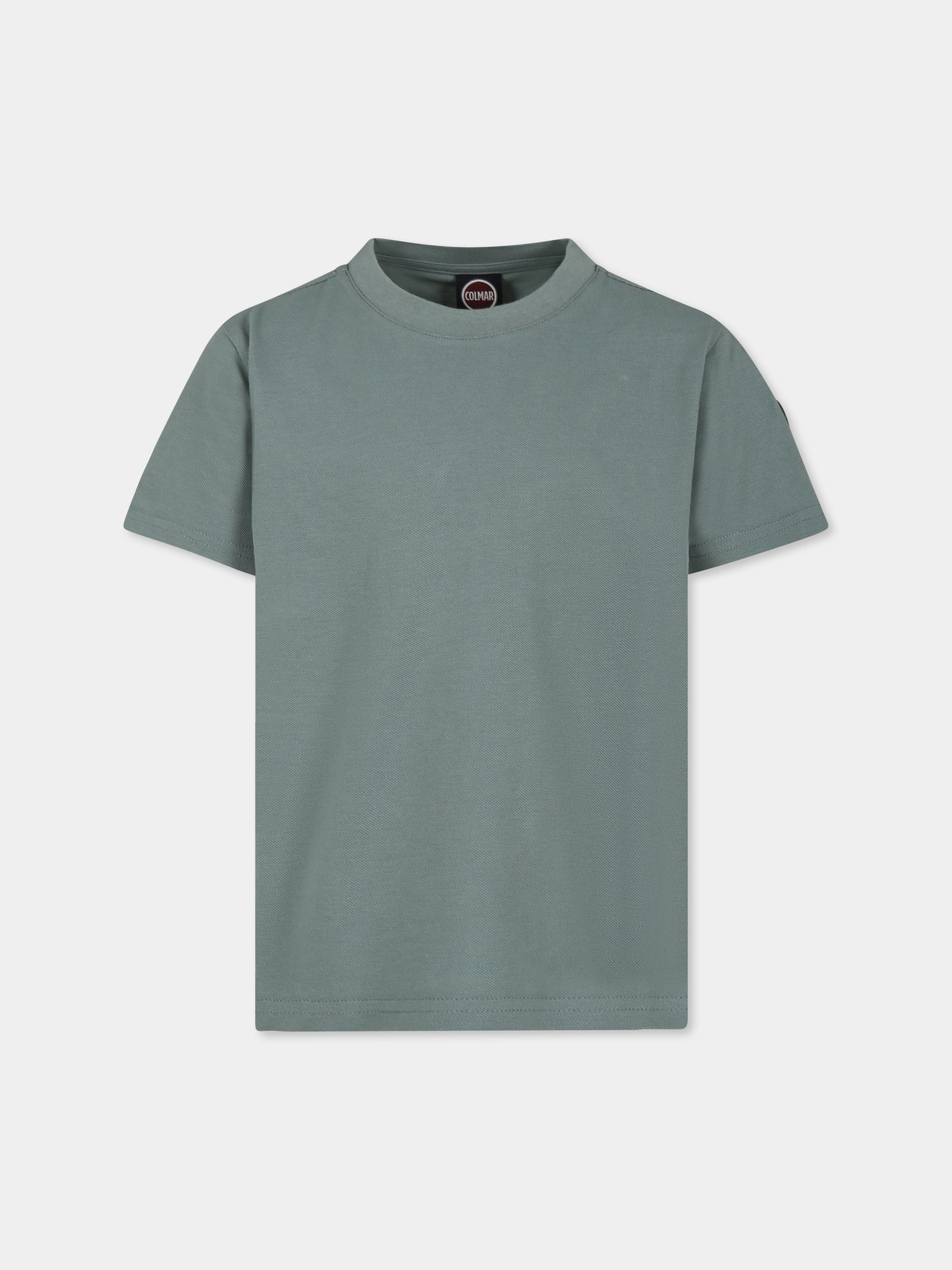 T-shirt verde per bambino con logo,Colmar Originals Kids,3504 7XH 647