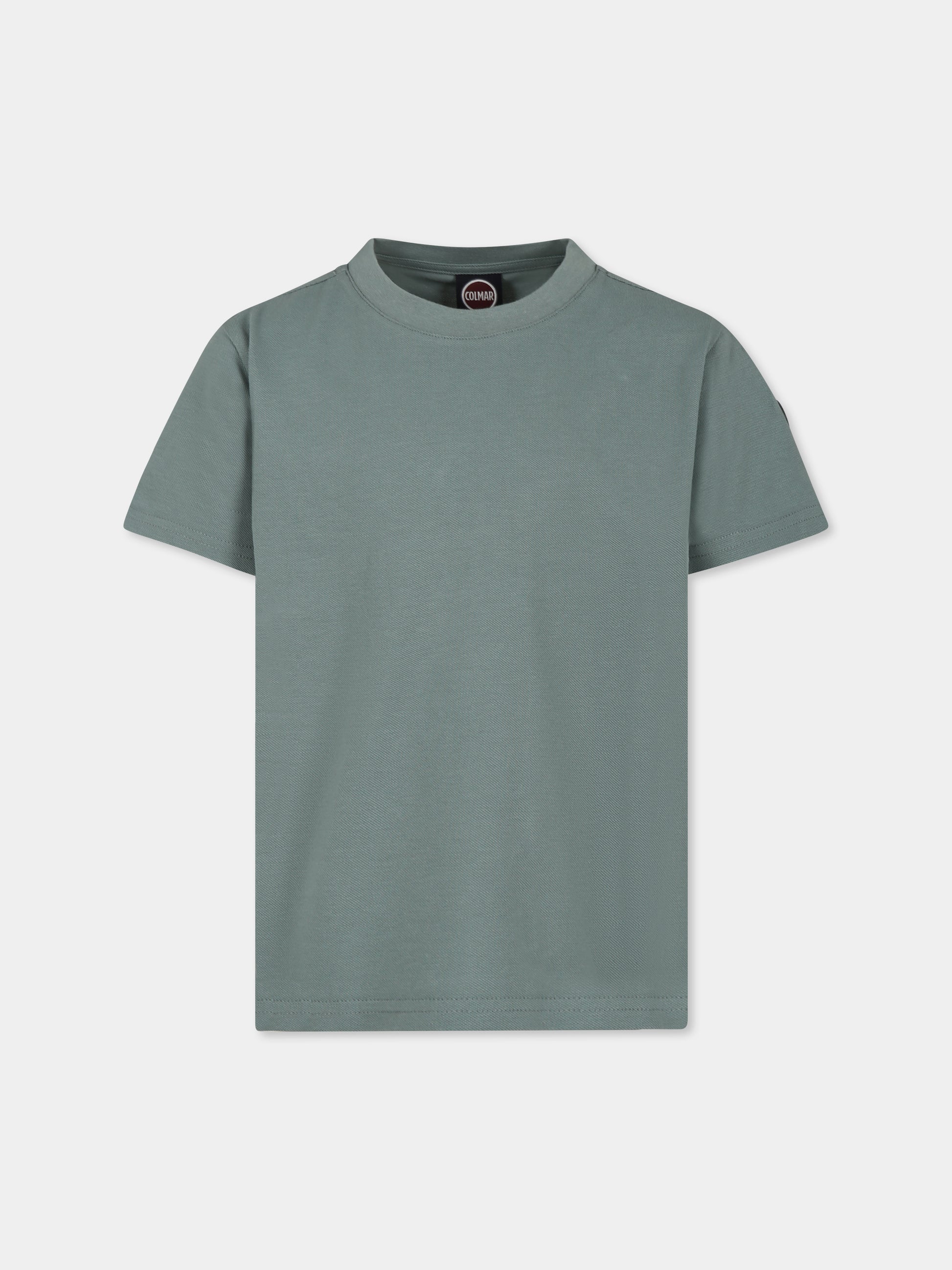 T-shirt verde per bambino con logo,Colmar Originals Kids,3504 7XH 647
