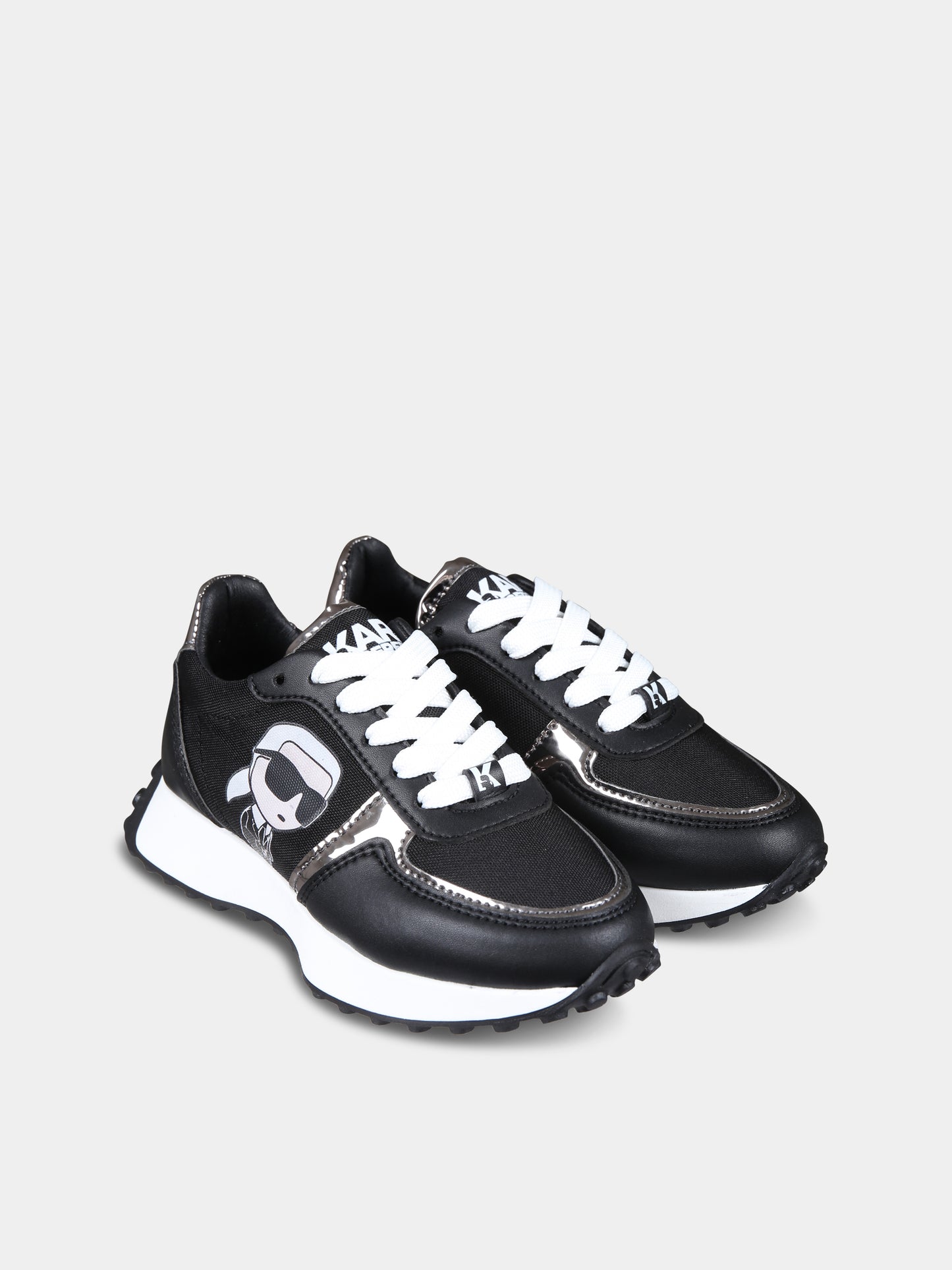 Sneakers nere per bambina con Karl,Karl Lagerfeld Kids,Z19117 09B