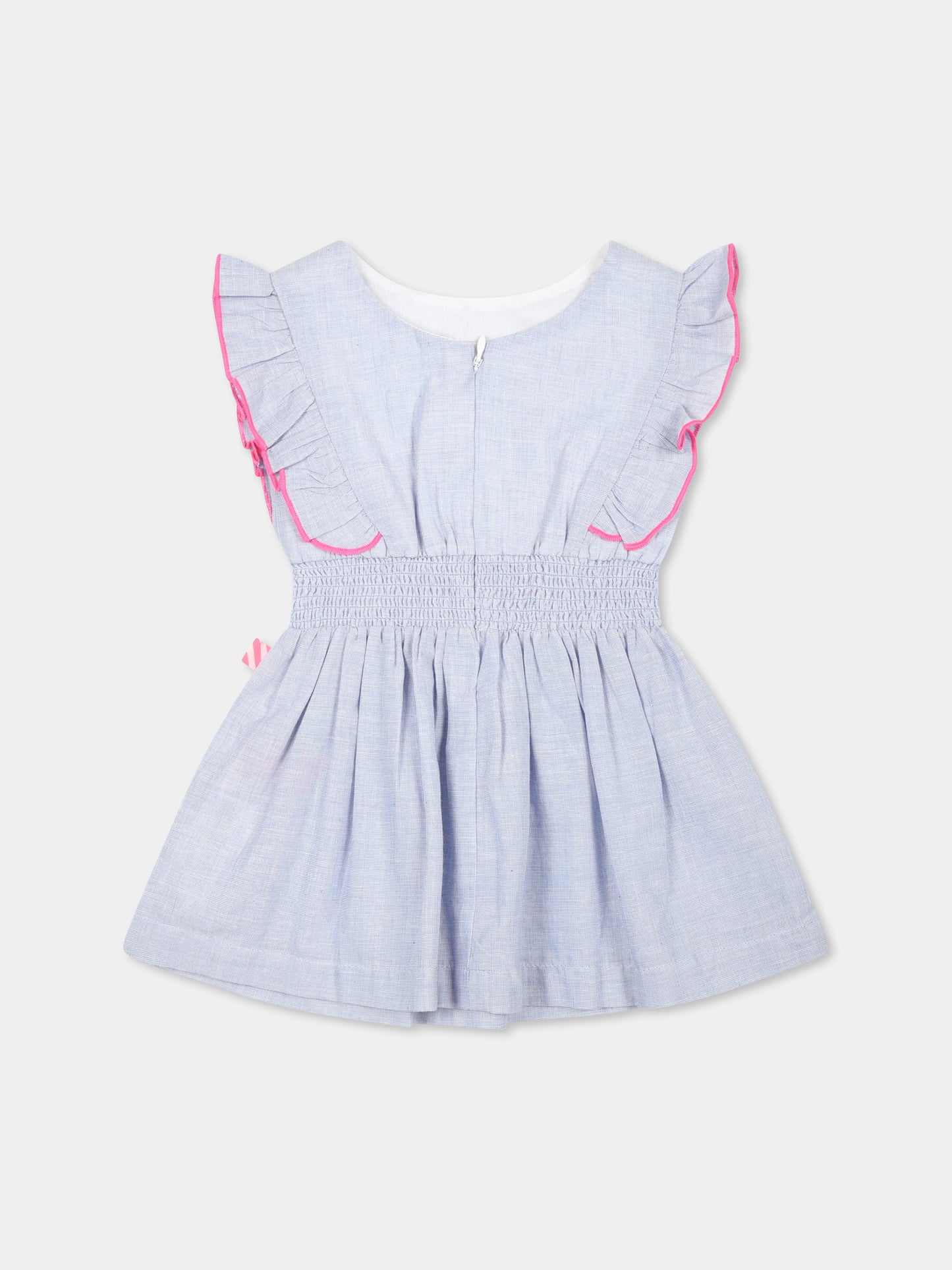 Vestito blu per neonata con cuori,Billieblush,U08111 798