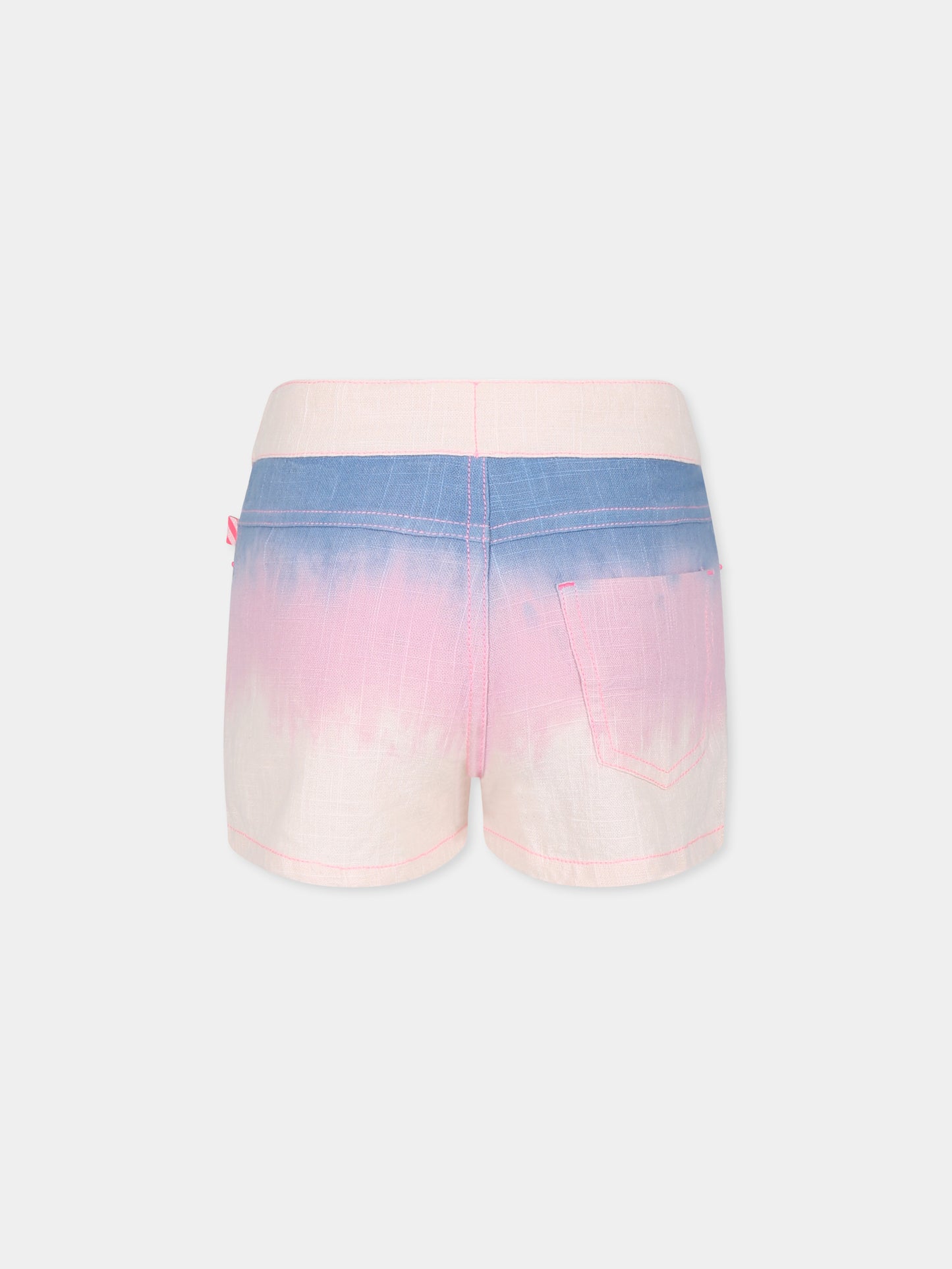 Shorts rosa per bambina,Billieblush,U14650 45S