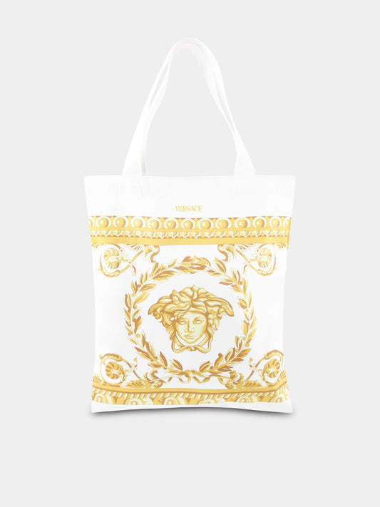 Borsa bianca per bambina con Medusa,Versace,1018042 1A12618 2KO50