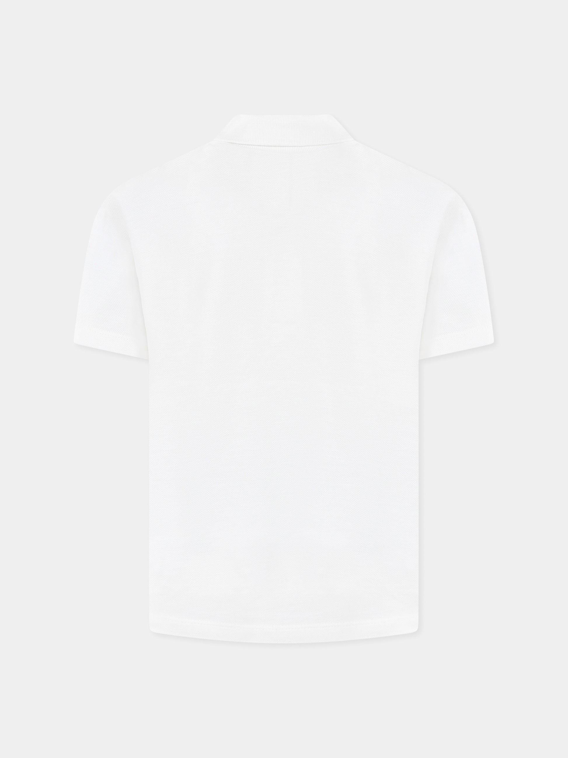 Polo bianca per bambino con Medusa,Versace,1018280 1A13017 2W110